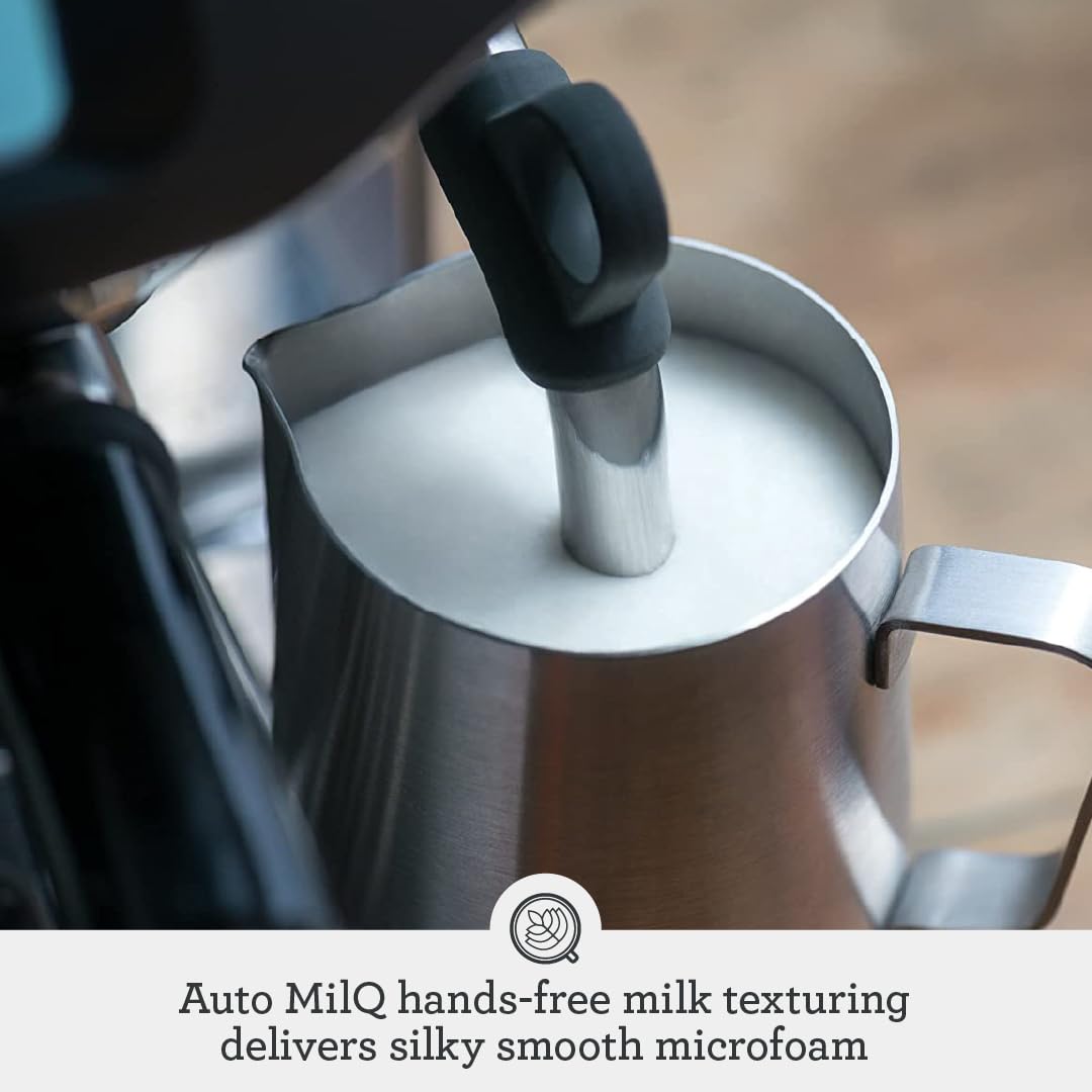 Breville BES880BSS Barista Touch Espresso Machine with Built-in Grinder & Auto Milk Frother - Touchscreen Control, Fast Heat Up, Stainless Steel - Perfect for Home Baristas Making Lattes, Cappuccinos & Espresso Drinks
