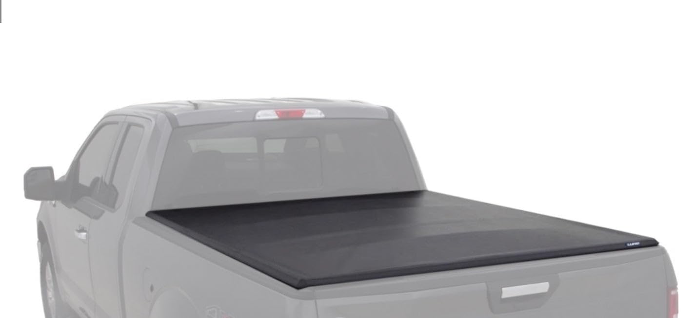 Lund Genesis Tri-Fold Soft Folding Truck Bed Tonneau Cover for 2019-2023 Ford Ranger 6'1