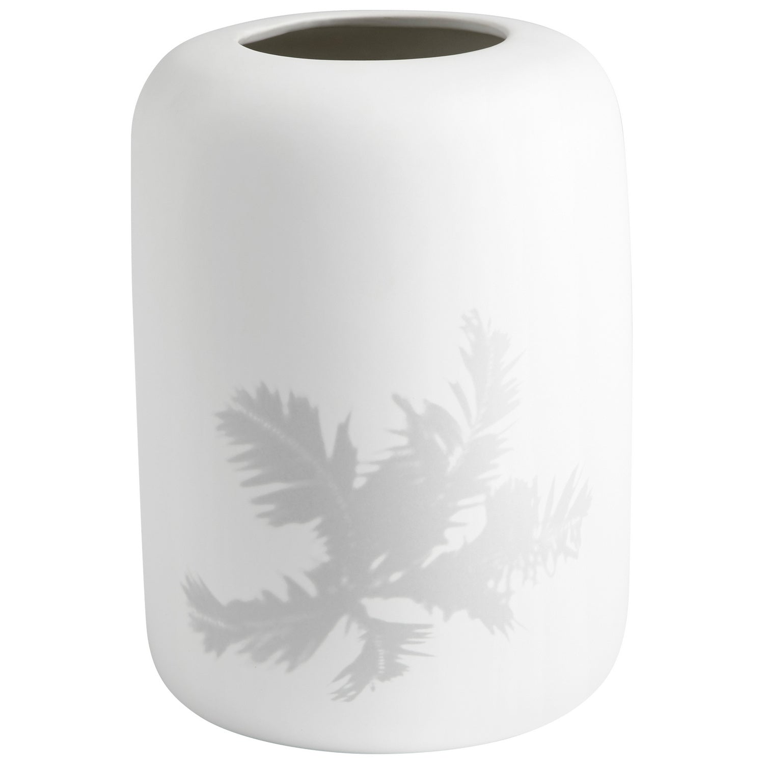 Cyan Design 10822 Azraa Small White Ceramic Vase - Elegant Home Decor for Living Room, Dining Table & Wedding Centerpieces