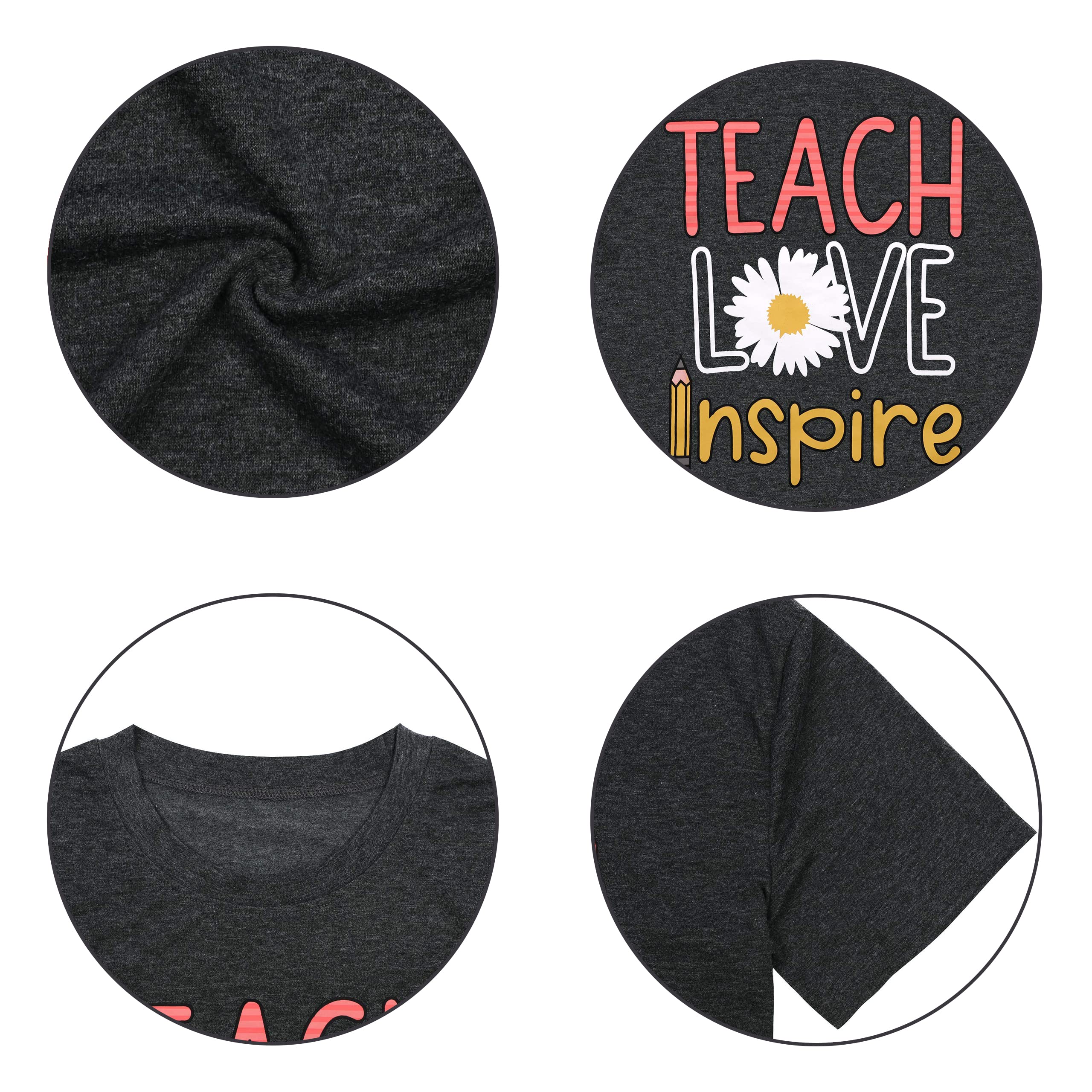 Rainbow Graphic Teacher T-Shirt for Women - 'In This Class We Are Family' Inspirational Tee - Perfect Teacher Gift for Educators & Back to School - Ideal for Classroom, Teaching, and School Events