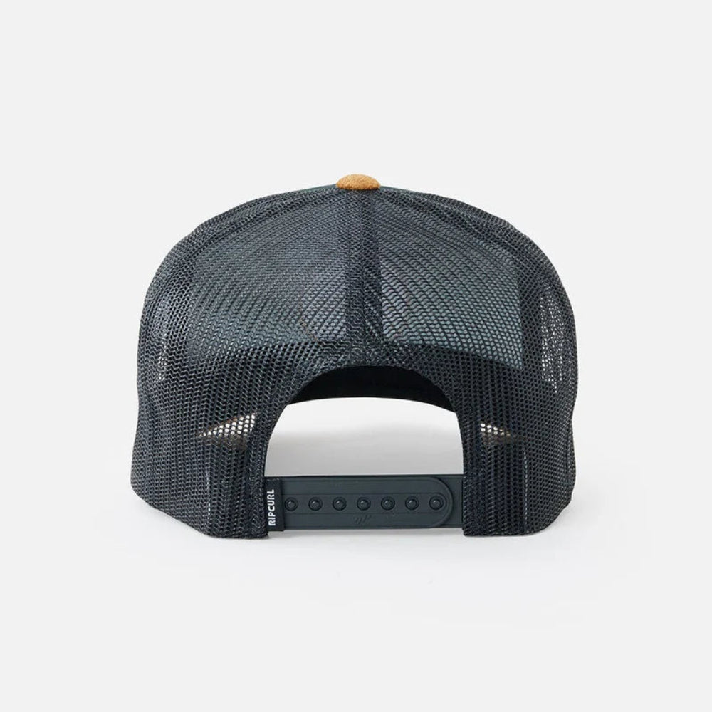 Rip Curl Men's Routine Curve Trucker Cap - Stylish Adjustable Baseball Hat for Outdoor Sports, Surfing & Casual Wear