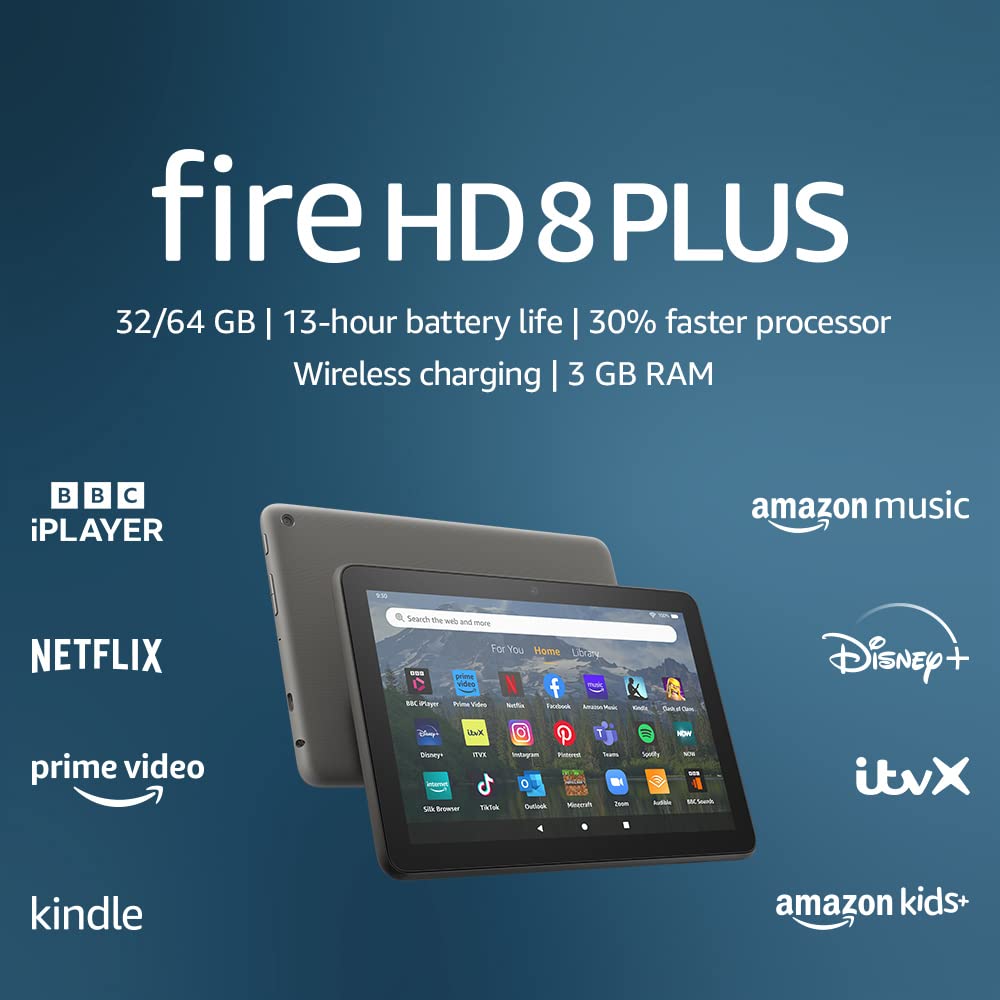 Certified Refurbished Amazon Fire HD 8 Plus Tablet (8