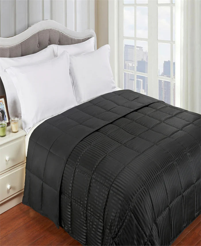 Classic All Season Reversible Blanket - Soft & Cozy for Bed, Sofa, Travel - Perfect for Winter & Summer Use