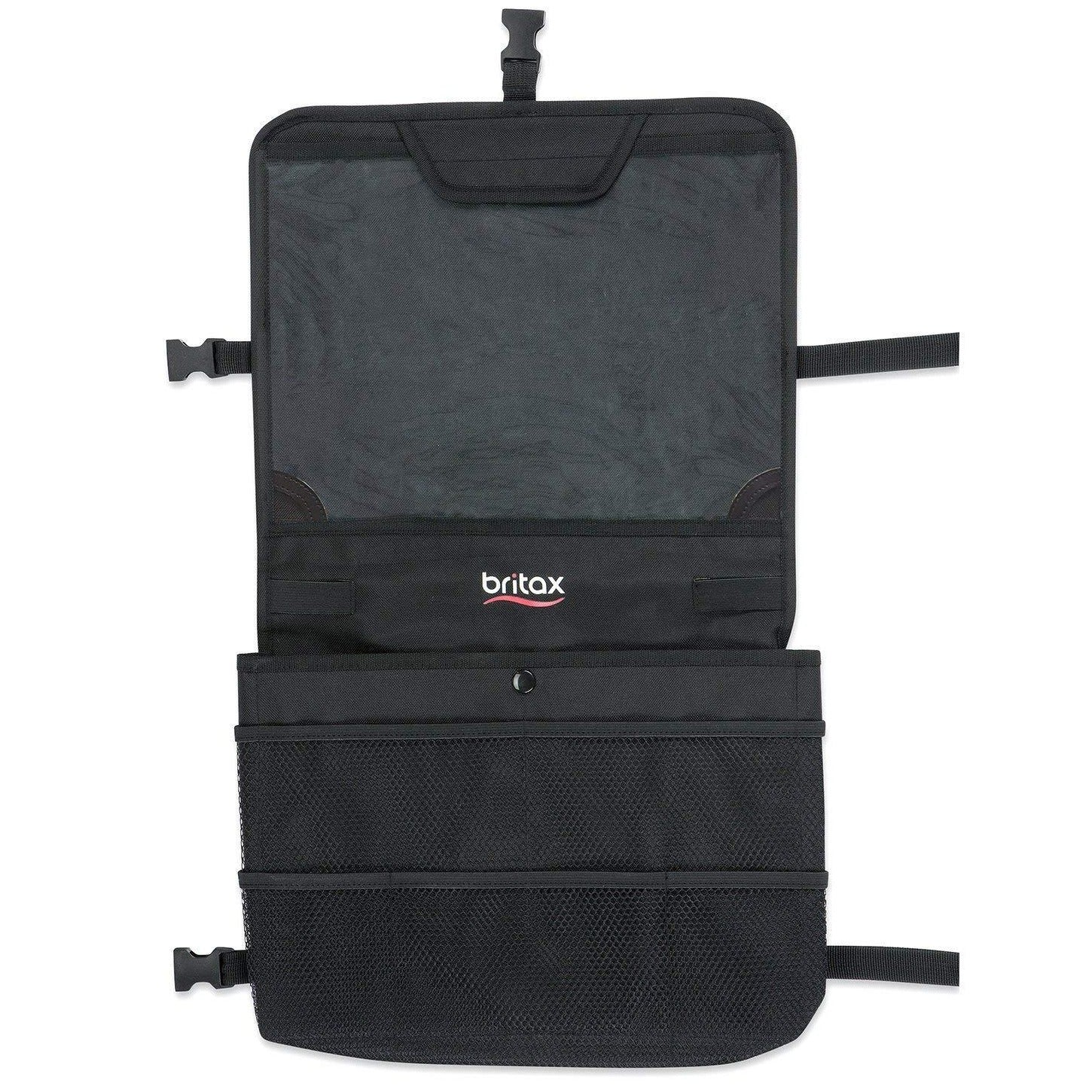 Britax View N Go Backseat Organizer - Car Seat Organizer with Multiple Pockets for Toys, Snacks & Essentials - Perfect for Road Trips & Family Travel