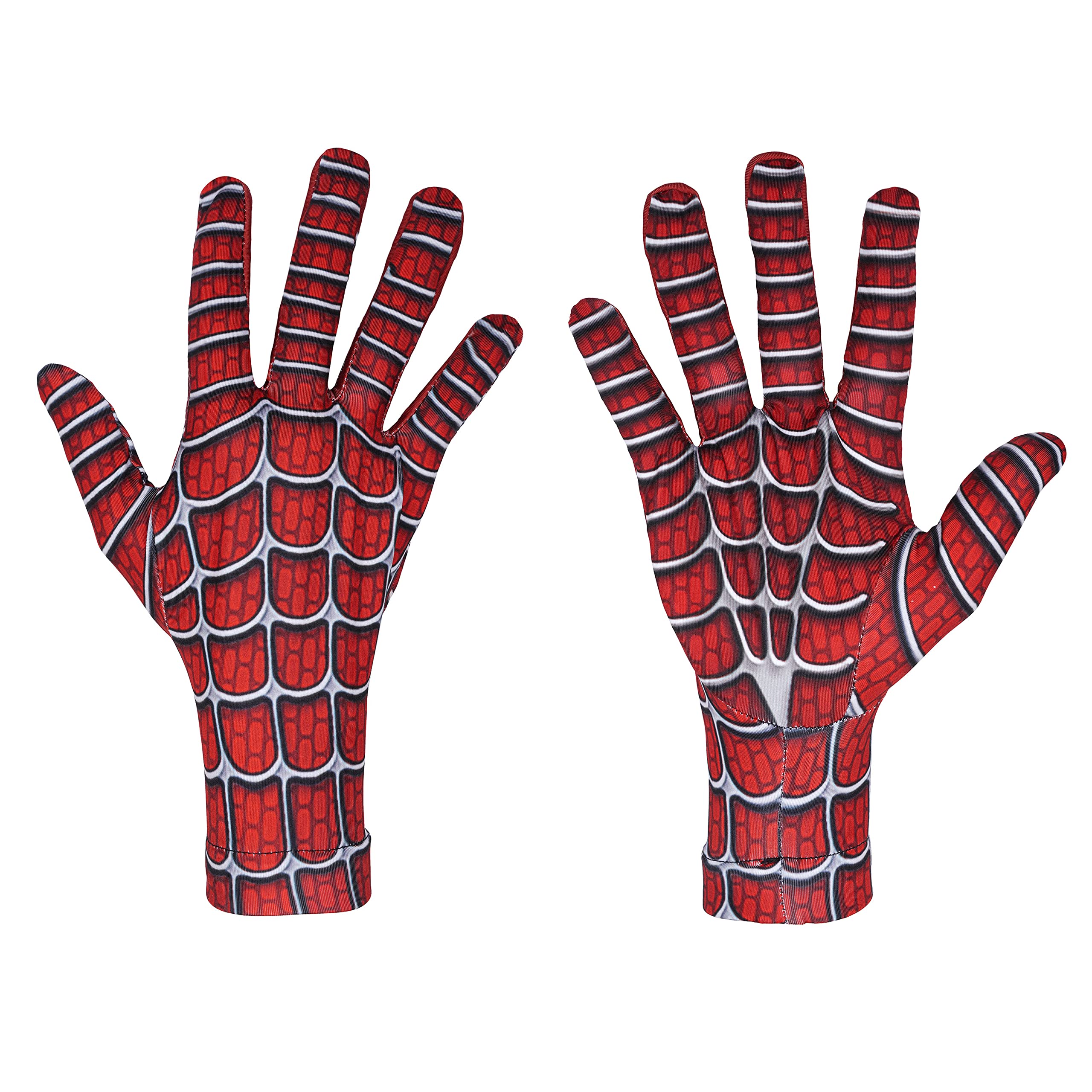 Spider-Man Superhero Gloves for Kids & Adults - Halloween Cosplay Costume Accessory - Perfect for Comic Con, Dress-Up Parties & Superhero Themed Events