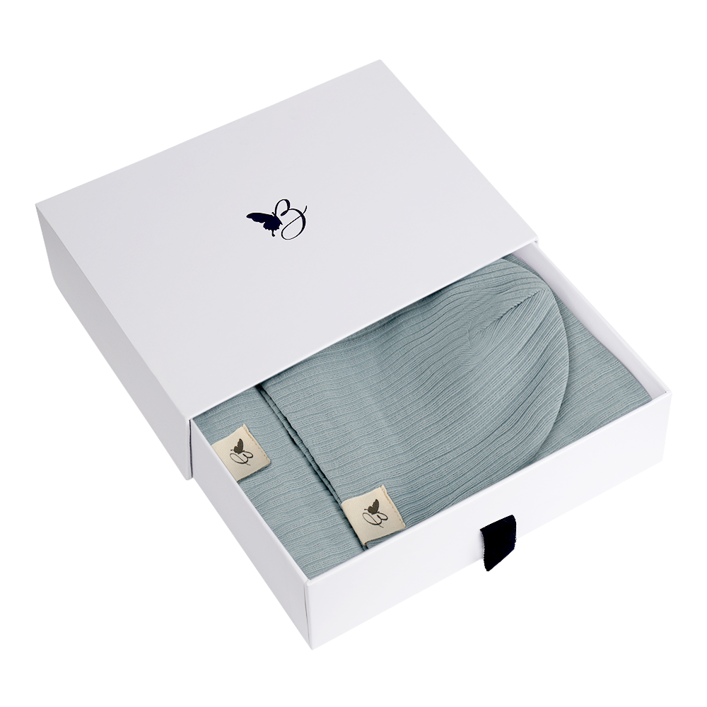Premium Baby Rib Swaddle Set - Soft Cotton Newborn Swaddle Blankets for Boys & Girls - Perfect for Baby Showers, Hospital Visits, and Nursery Essentials