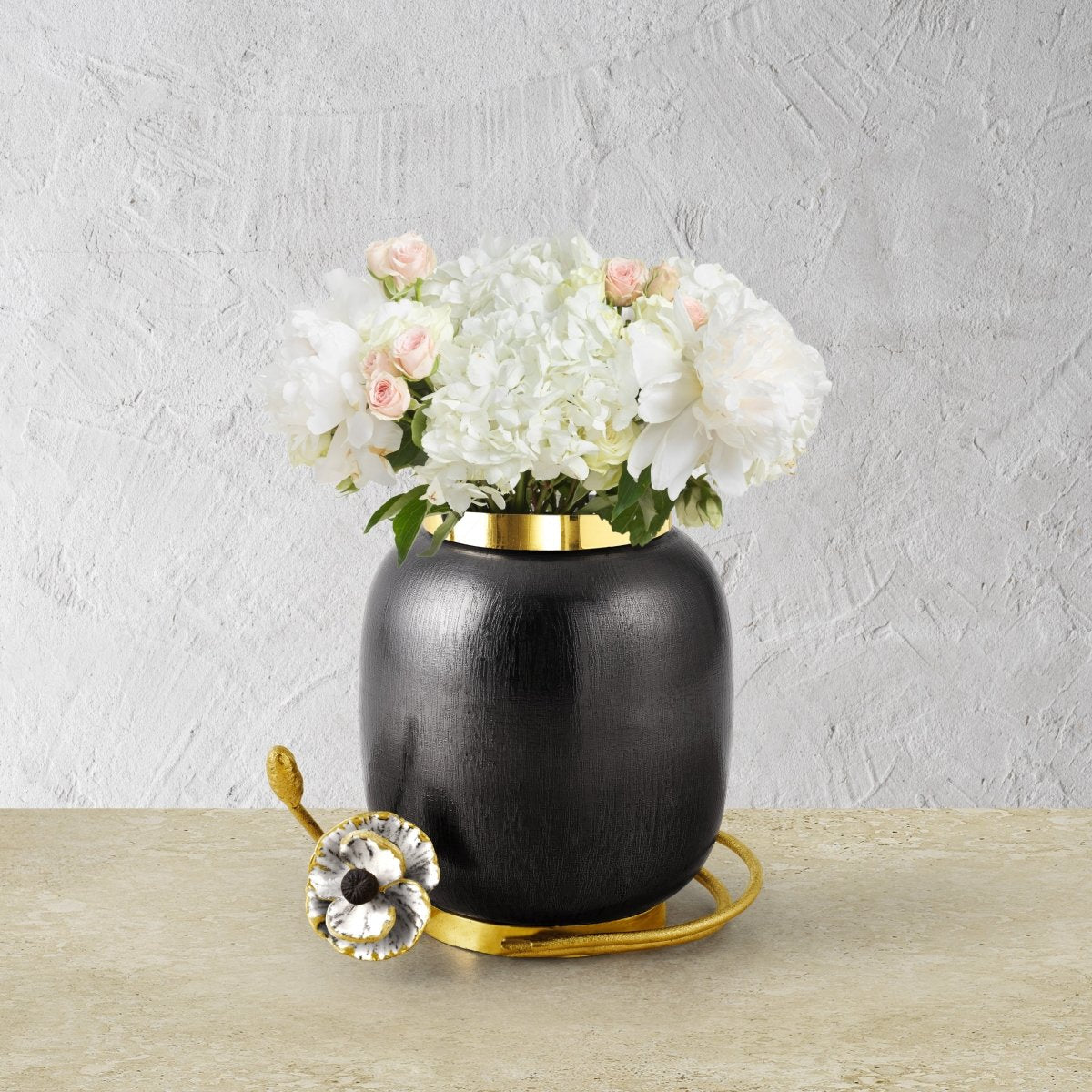 Elegant Anemone Vase - Handmade Glass Flower Vase for Home Decor, Wedding Centerpieces & Romantic Gift Ideas