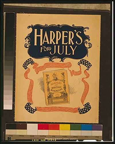 Vintage Harper's Magazine July 1892 Issue - Stars and Stripes American History Collectible | Antique Photo, Rare Historical Memorabilia for Decor, Gift, or Framed Display