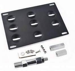 Universal License Plate Mounting Kit & Relocator - Compatible with 2009-2014 Acura TL - Perfect for Front/Rear Bumper Installation & Custom Car Styling
