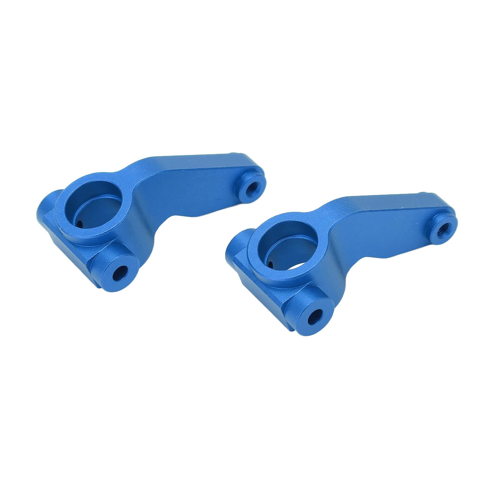 Tefola 2pcs Aluminum Alloy RC Steering Blocks - Low Friction Wear Resistant Steering Cups for 1/10 Scale RC Cars (Blue) | Perfect for Off-Road Racing & Crawler Upgrades