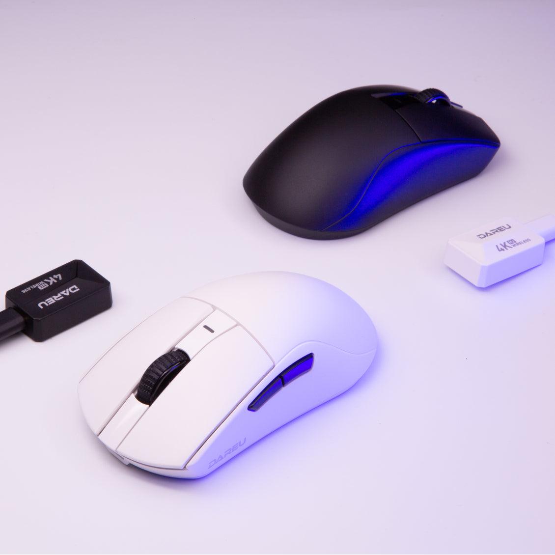 DAREU A950 Pro Wireless Gaming Mouse - Lightweight, Tri-Mode (2.4G/Bluetooth/Wired), Ergonomic Design for PC, Laptop, Mac - Perfect for FPS, MOBA, and Office Work