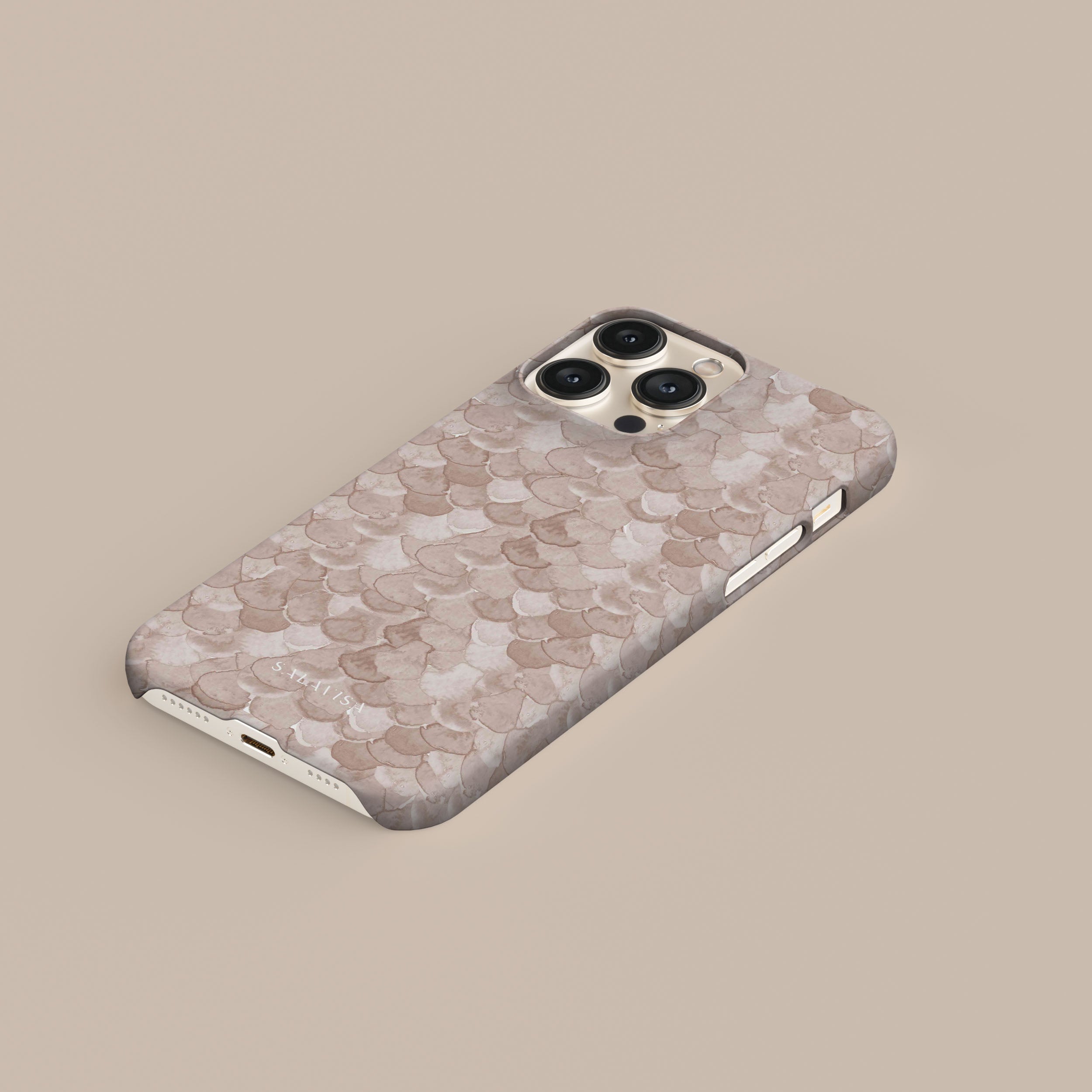 Beige Watercolor Reptile Phone Case - Stylish Protective Cover for iPhone & Samsung | Perfect for Nature Lovers & Outdoor Adventures