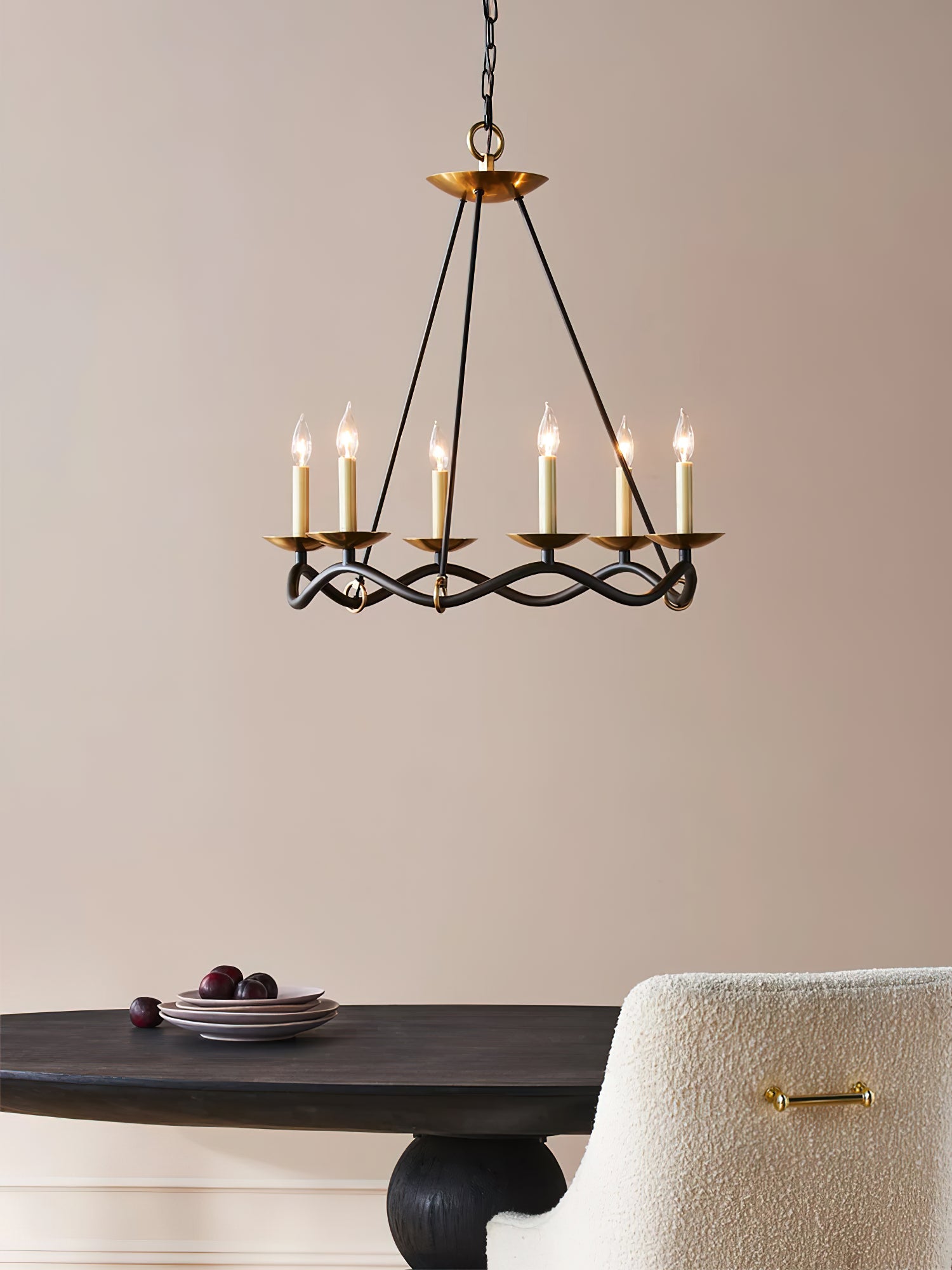 Stylish Choros Chandelier - Modern Crystal Ceiling Light Fixture for Living Room, Dining Room & Bedroom Decor