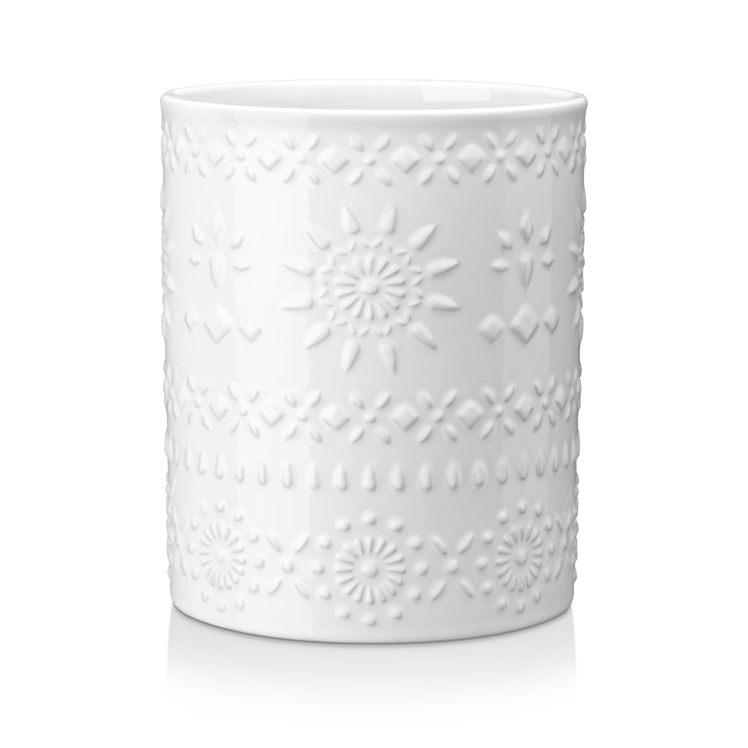 LOVECASA Extra Large Ceramic Utensil Holder - 7.2