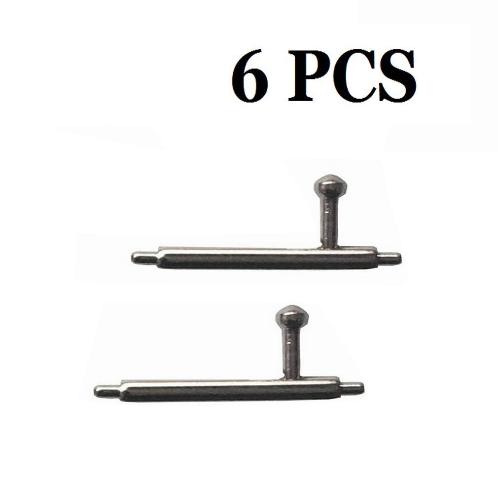Stainless Steel Quick Release Spring Bars 6PCS - 10mm Watch Band Pins for Fitbit Inspire 2/3/HR & Ace 3 | 1.5mm Diameter with Spring Bar Tool | Easy Watch Band Replacement & Repair Accessories
