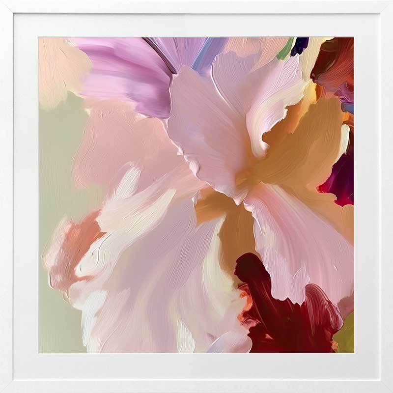 Blushing Gordonia II Framed Art Print - Elegant Floral Wall Decor for Living Room, Bedroom & Office - Perfect Home Décor Gift