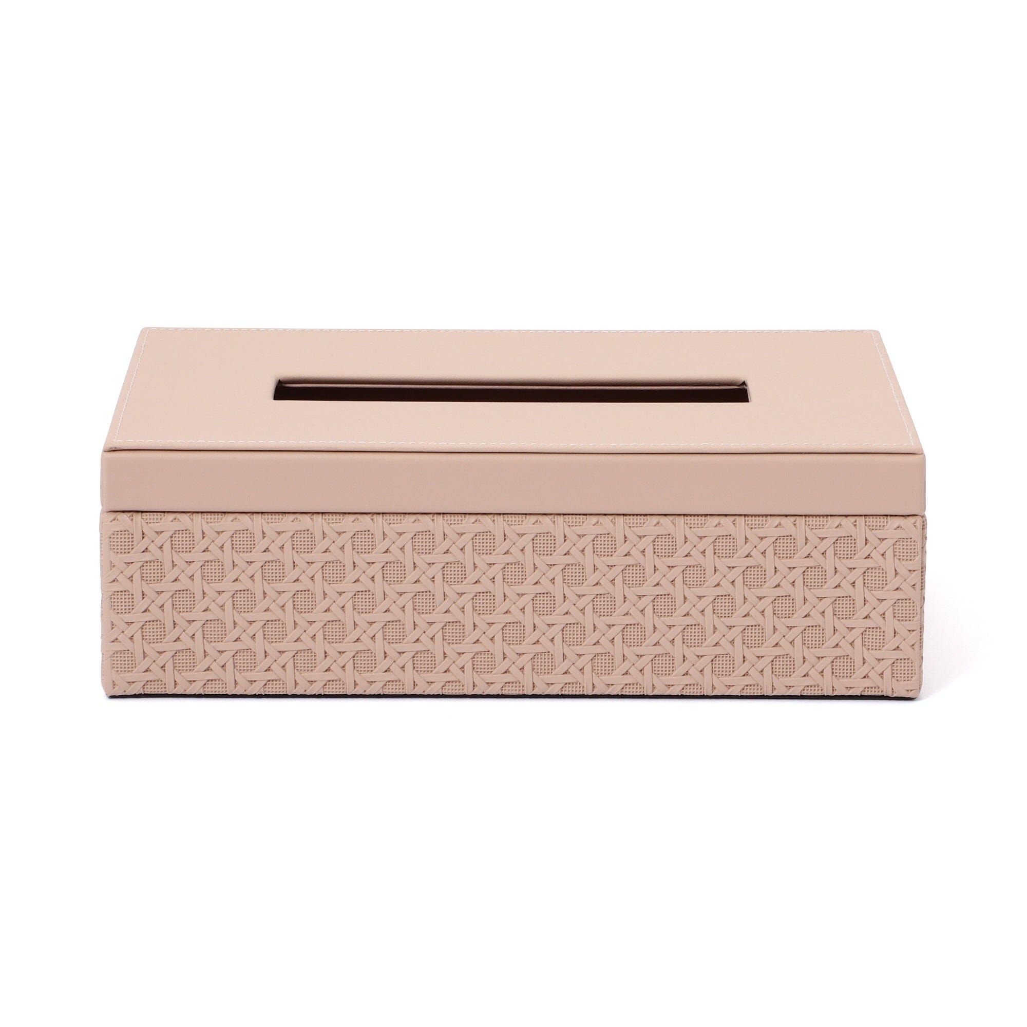 Pink Embossed Decorative Tissue Box Cover - Elegant Home & Office Decor for Living Room, Bedroom, or Bathroom