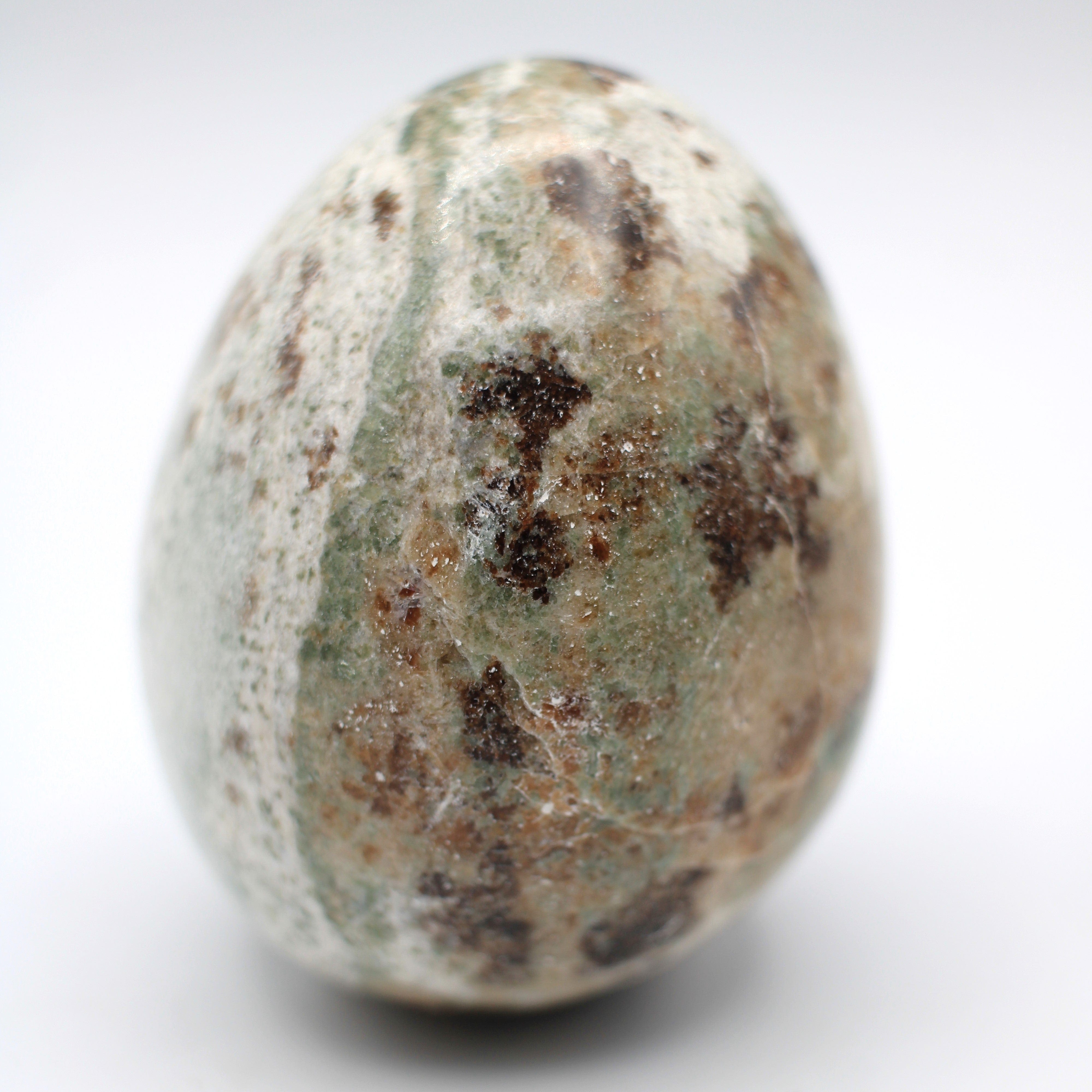 Natural Canadian Orange Garnet Egg - Unique Gemstone Decor for Home, Office & Gift Giving