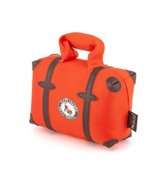 Eco-Friendly Globetrotter Suitcase Dog Toy - 10% Off | Durable Chew Toy for Small & Medium Dogs | Perfect for Travel & Playtime Adventures