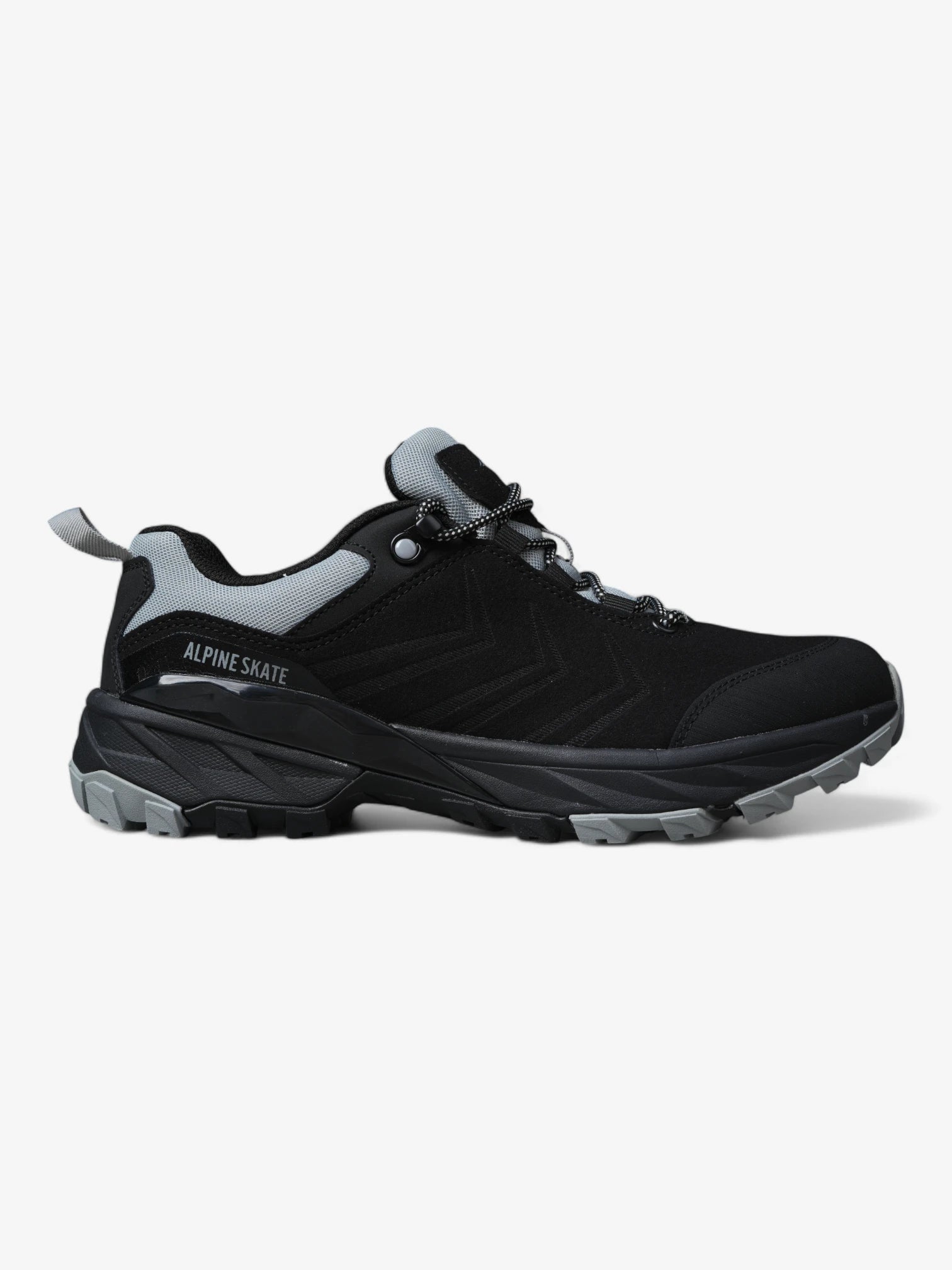 **Ajanta Alpine Skate Shoes for Men & Women - Black & Grey Sneakers for Skateboarding, Casual Wear & Street Style**