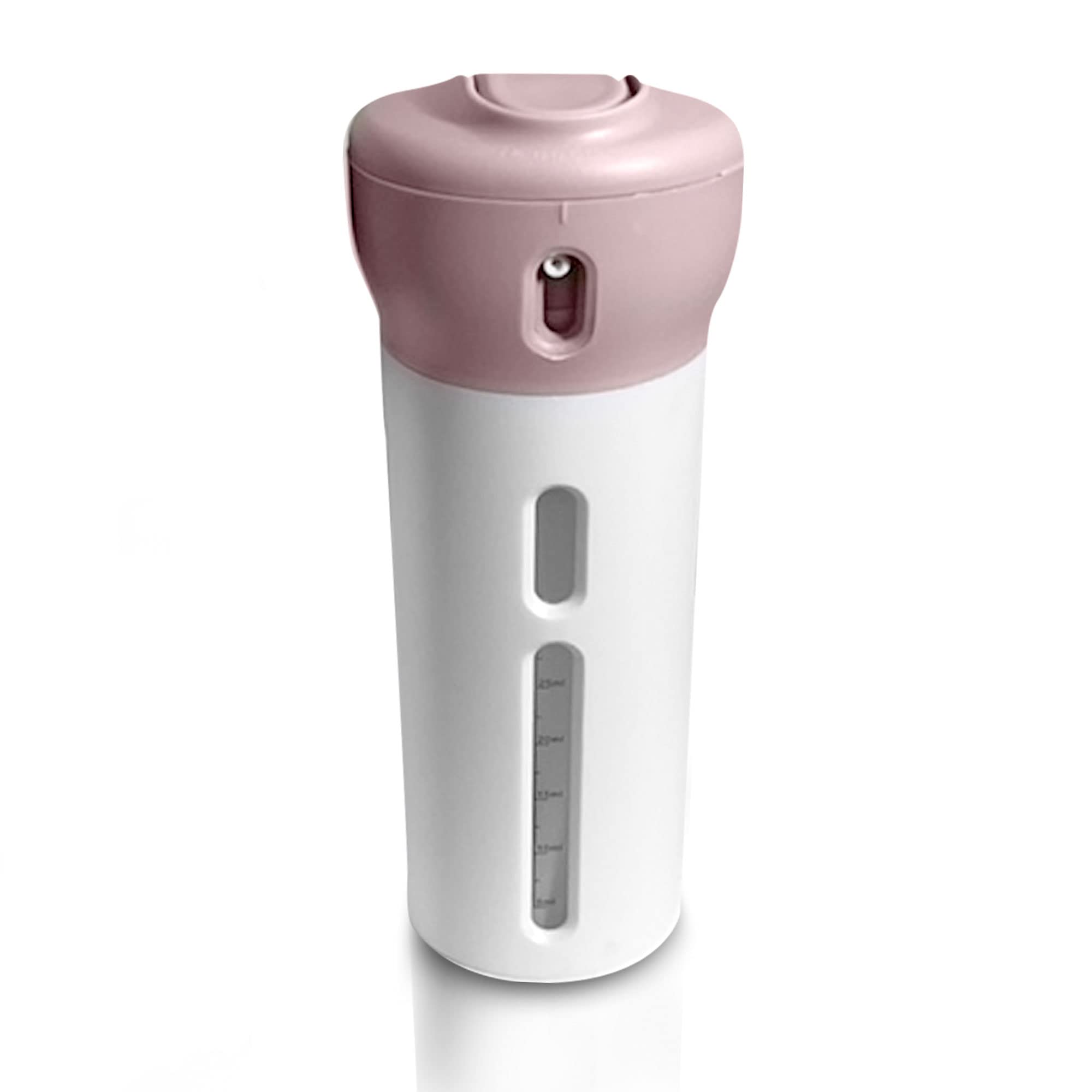 Gohari 4 in 1 Travel Bottle Set - Refillable Leak Proof TSA Approved Toiletry Containers for Shampoo, Lotion, Body Wash & Makeup - Includes Bonus Pouch & Labels (Pink) | Perfect for Air Travel, Gym, Camping & Vacation Essentials
