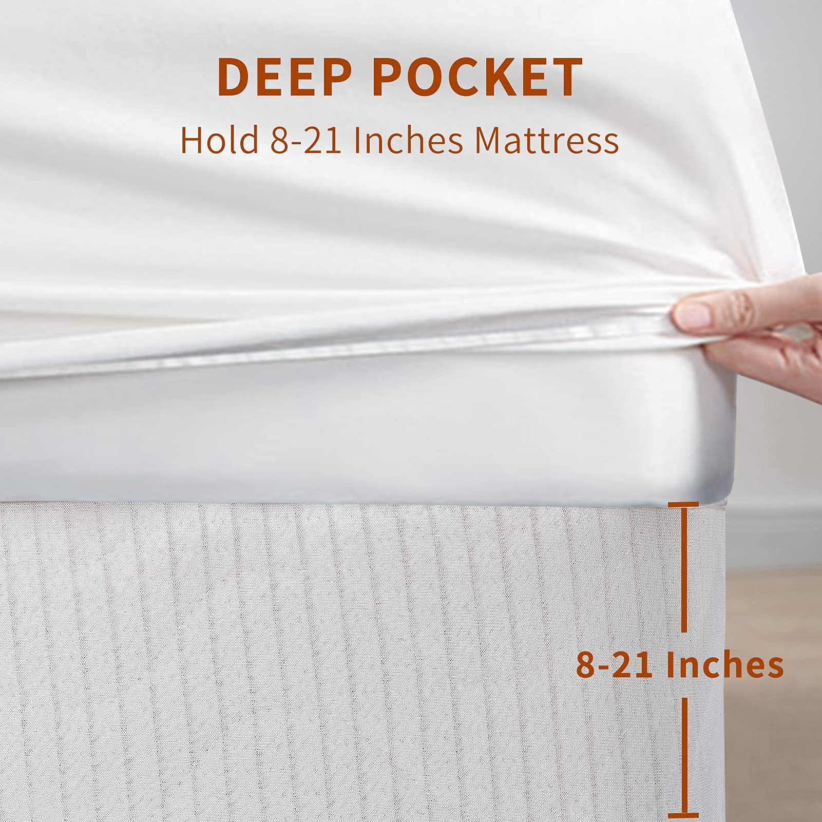 MAXYOYO Extra Thick Full Size Mattress Topper - 8-21 Inch Deep Pocket, 5-Layer Cooling Memory Foam for Back Pain Relief | Perfect for Guest Beds, Dorm Rooms & Home Comfort Upgrade