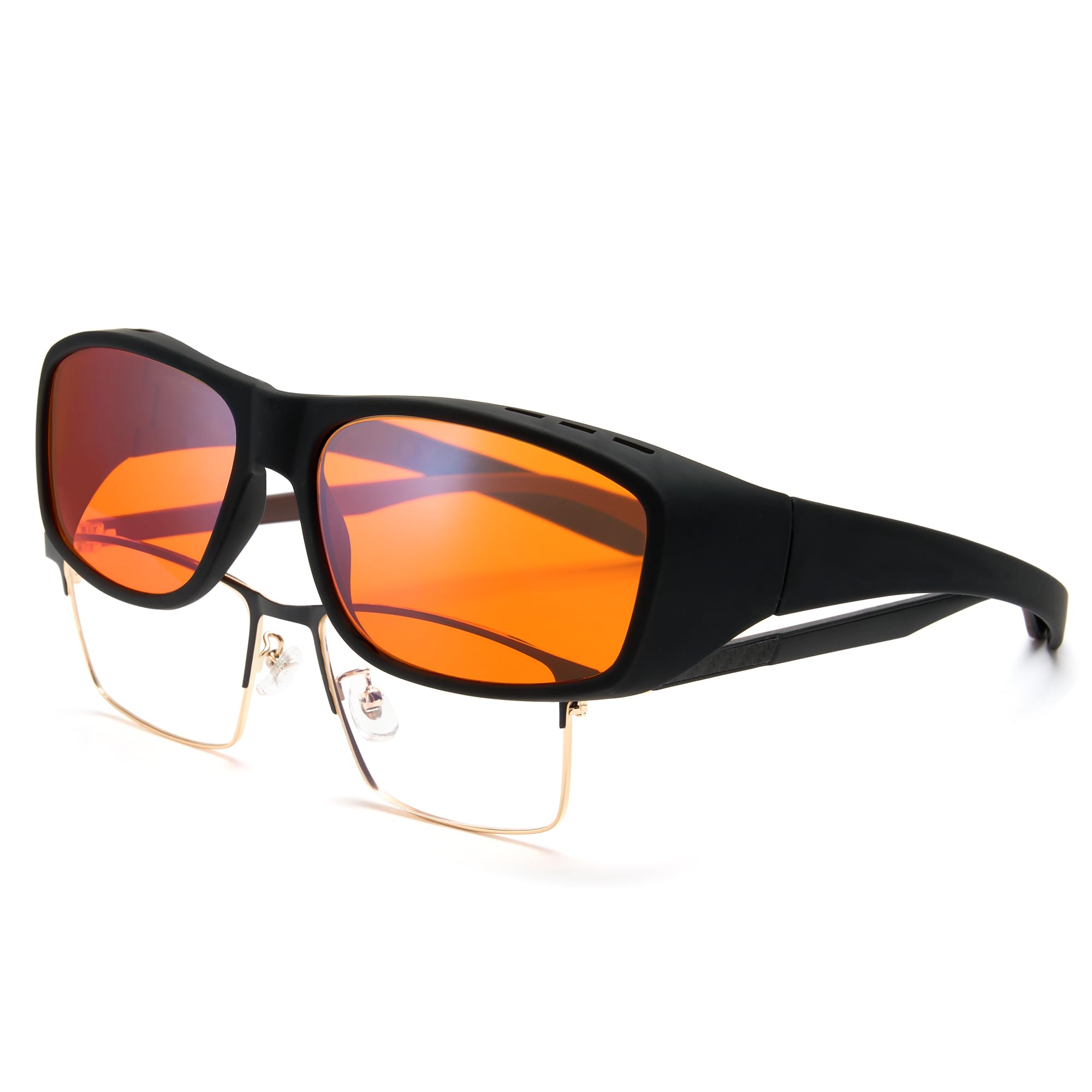 Cyxus Blue Light Blocking Glasses for Men & Women - Anti Eye Strain Computer Glasses, Gaming Glasses, Screen Protection (Model 8180) - Perfect for Office Work, Online Classes & Late-Night Gaming