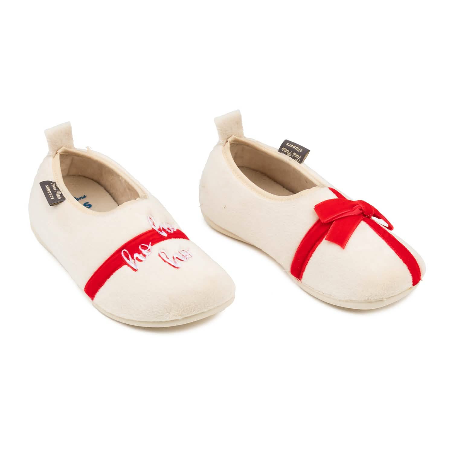 Cozy Patchwork Felt Slippers for Kids - Soft Indoor House Shoes for Boys & Girls - Perfect for Winter, Home, and Playtime Comfort