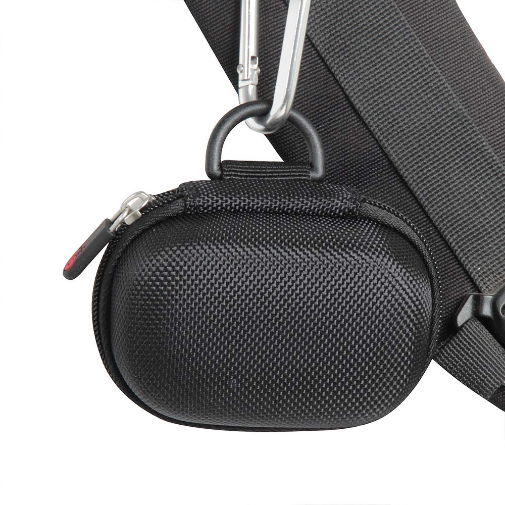 Hermitshell Protective Travel Case for Sony WF-XB700 Extra Bass Wireless Earbuds - Durable Hard Shell Carrying Pouch for Headphones (Black) - Perfect for Gym, Travel, and Daily Commute