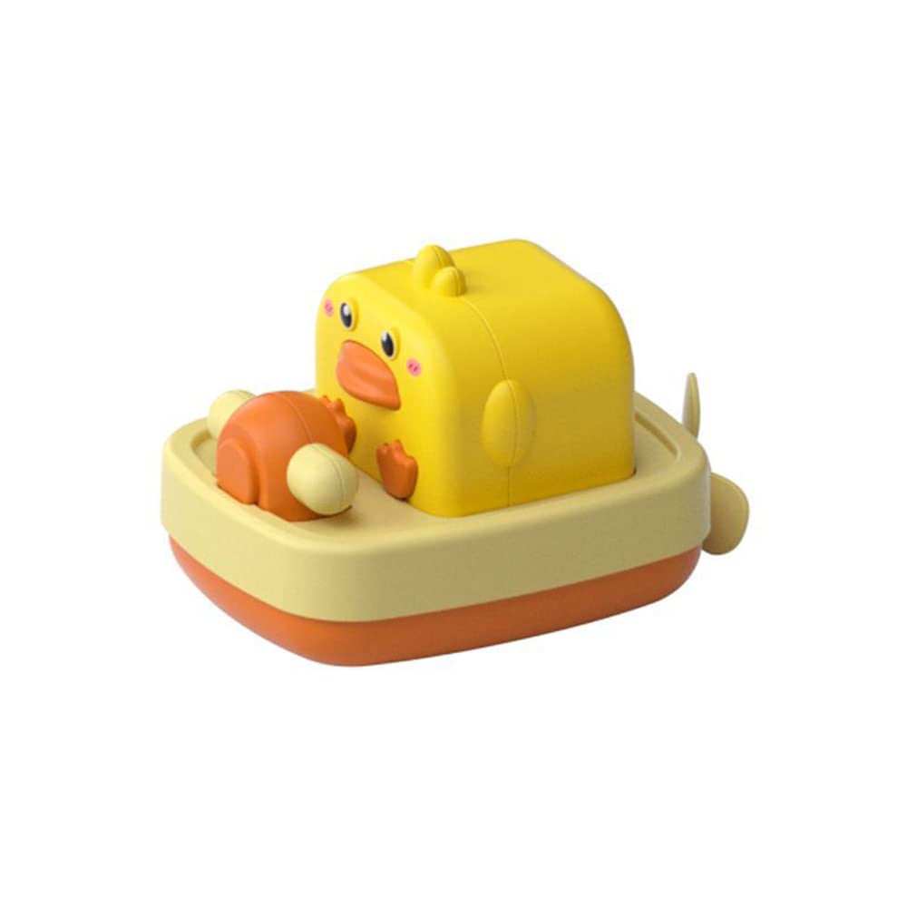 **Best Baby Bath Toys - Little Yellow Duck Captain Floating Water Toys for Toddlers, Cute Cartoon Animal Wind-Up Bathtub Toys to Attract Baby's Attention - Fun & Creative Bath Time Play for Infants & Kids**    *(Perfect for Bathtime Fun, Sensory Play, and Early Learning Development!)*