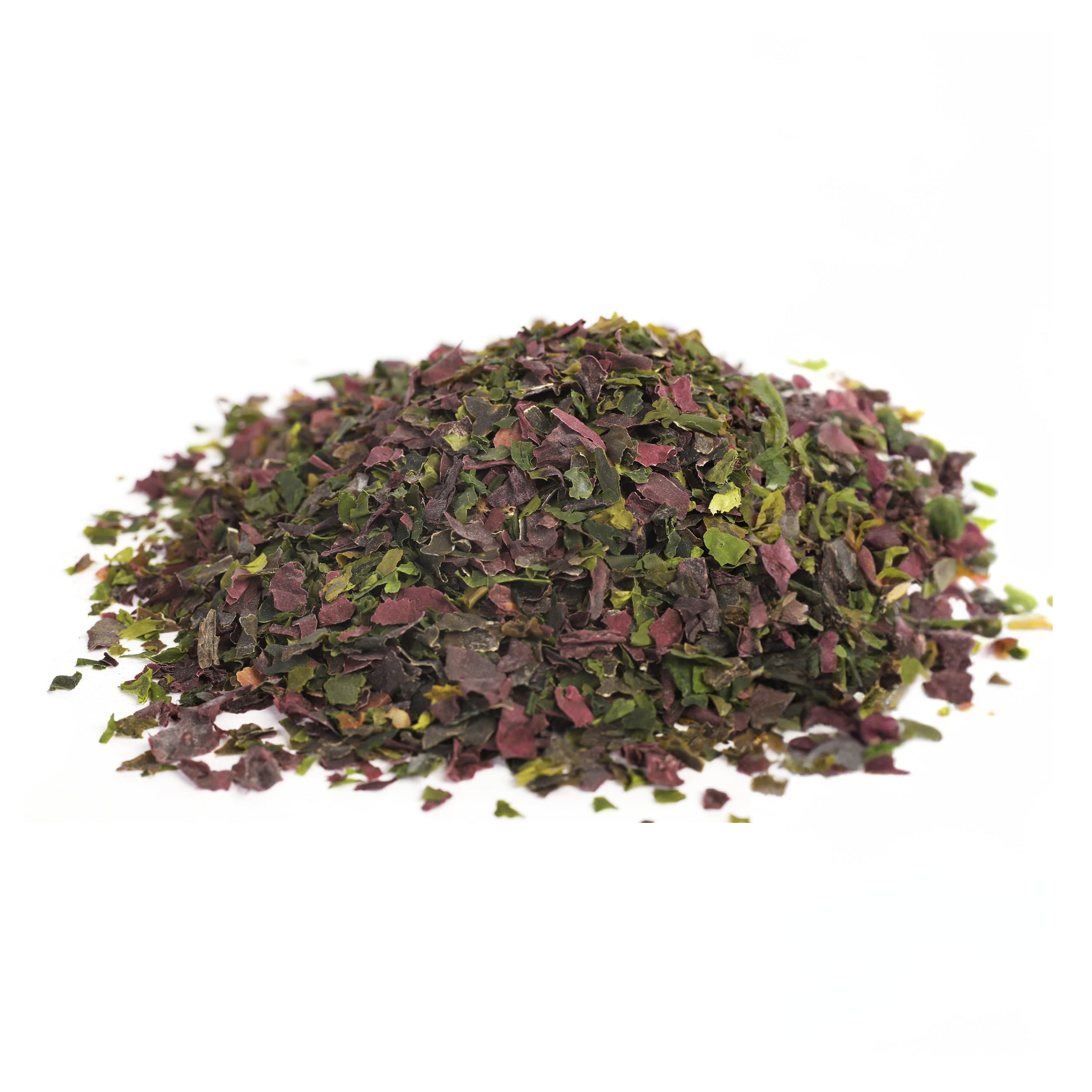 VITAMINSEA Triple Blend Dried Seaweed Flakes - Wild North Atlantic Dulse, Kelp & Sea Lettuce | Organic Seaweed Seasoning for Soups, Salads & Sushi | Rich in Vitamins, Minerals & Antioxidants for Thyroid Support | 4 oz Pack | Perfect for Vegan, Keto & Healthy Cooking