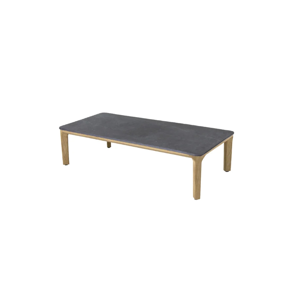 Modern Rectangle Outdoor Coffee Table - Weather-Resistant Patio Furniture for Garden, Poolside & Backyard Relaxation