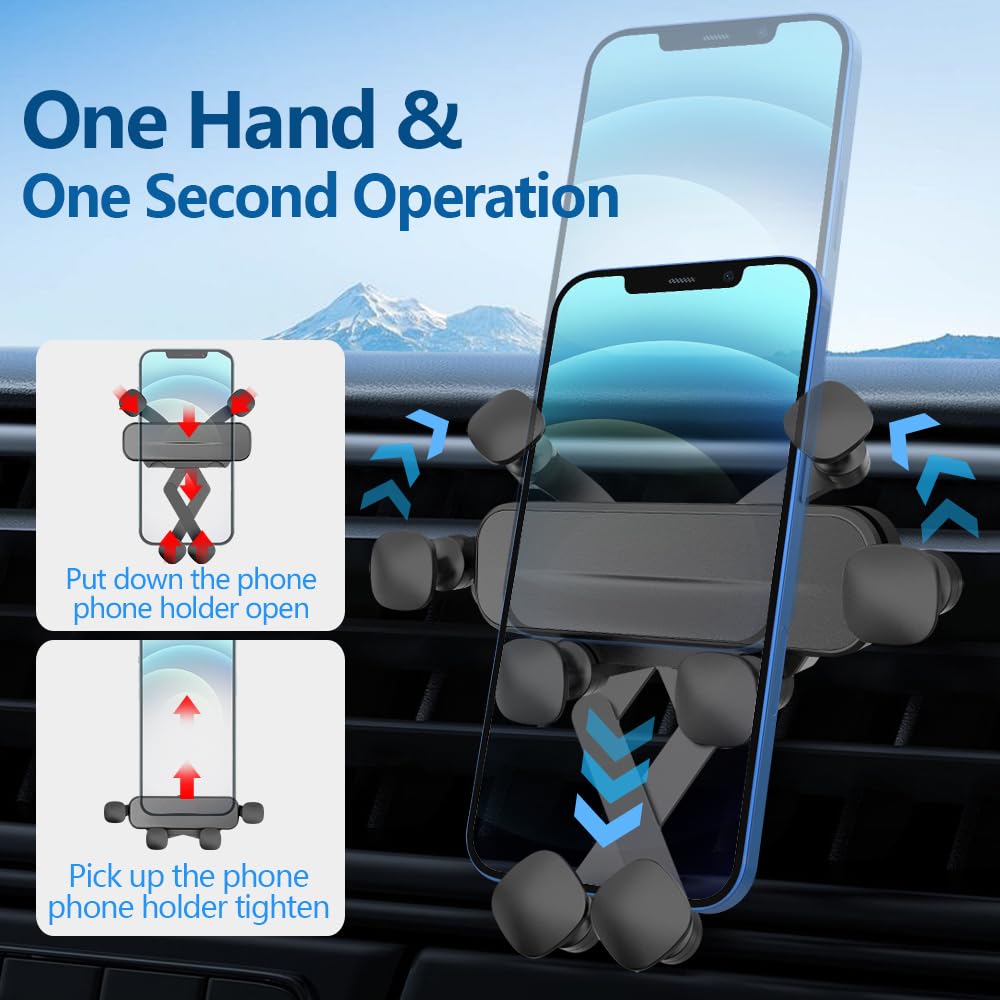 Universal Car Phone Holder Mount for Land Rover & Range Rover 2022-2023 Models - Auto Accessories Interior Decoration - Smartphone Bracket for Safe Driving & Navigation