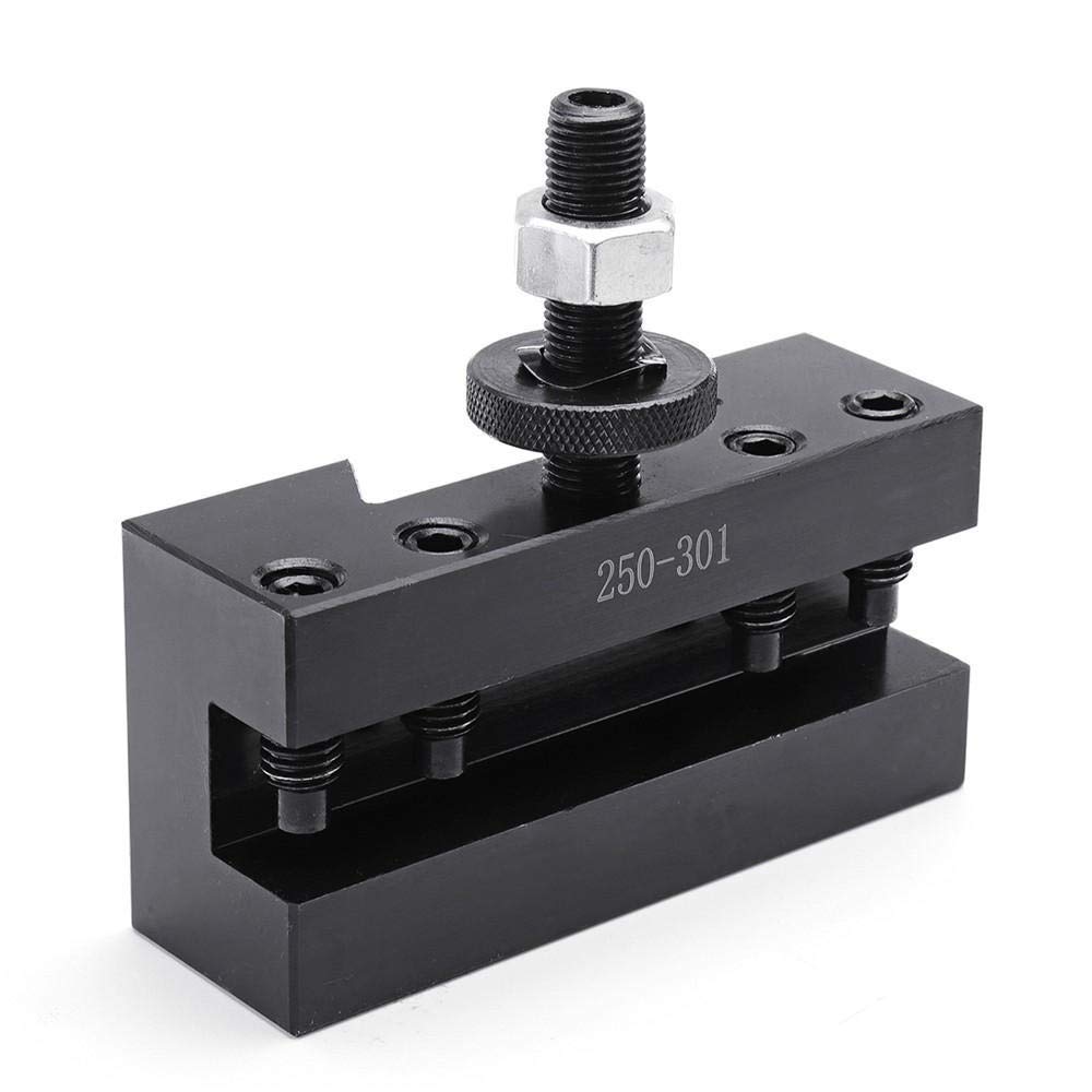 250-301 Quick Change Tool Post & Holder Set for CNC Lathe - Turning & Facing Tool Kit | Power Tools for Metalworking & Woodworking Projects