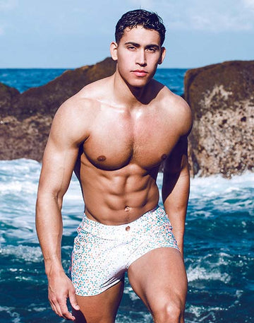 2Eros Moana Swim Trunks for Men - Quick Dry Beach Shorts with Pockets - Perfect for Swimming, Surfing & Summer Vacations