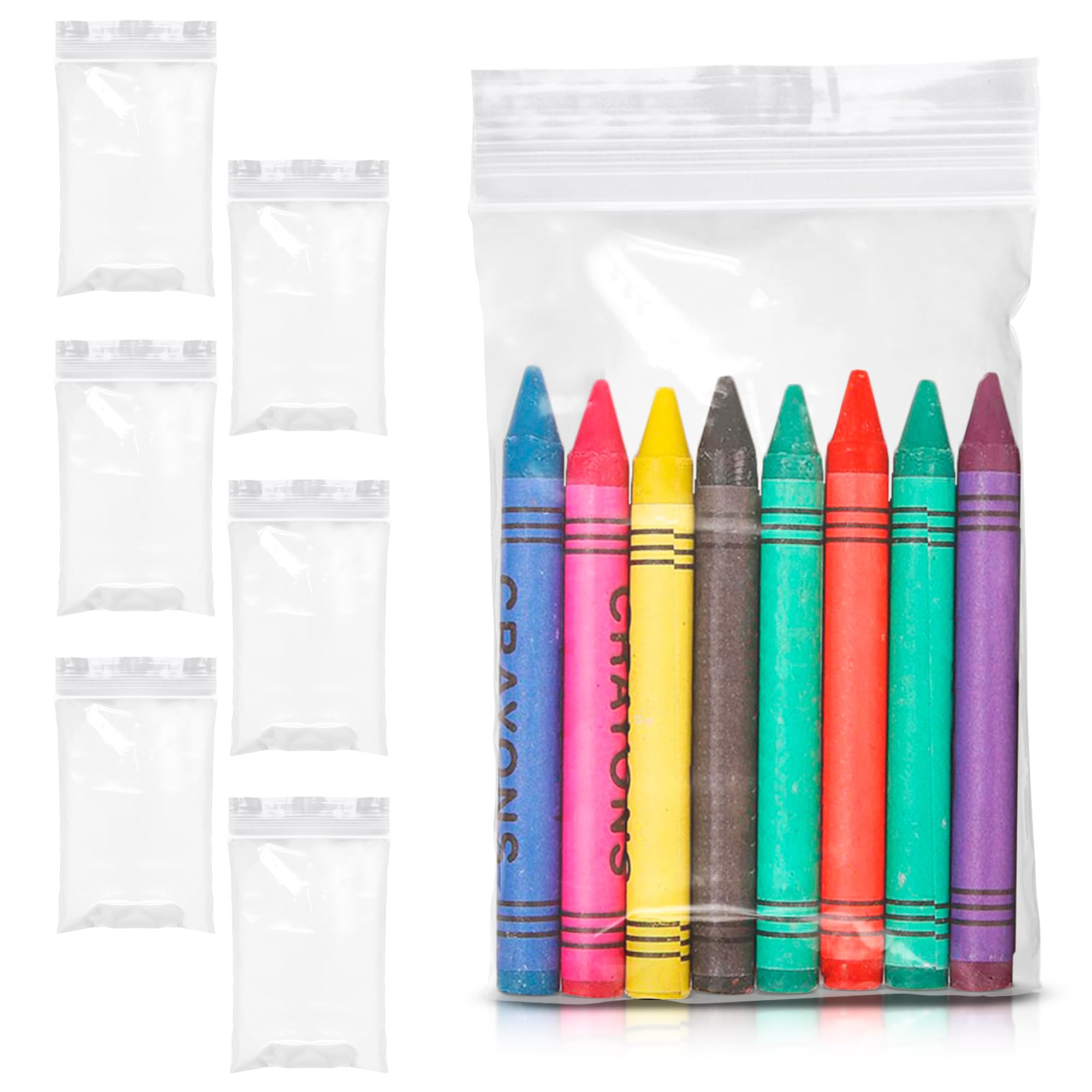 1000 Pack 4x6 Inch Clear Reclosable Zipper Bags - 2 Mil Thick High Clarity Polypropylene Resealable Plastic Bags for Food Storage, Crafts, Jewelry & Small Parts Organization | Airtight Seal Top Packaging Solution