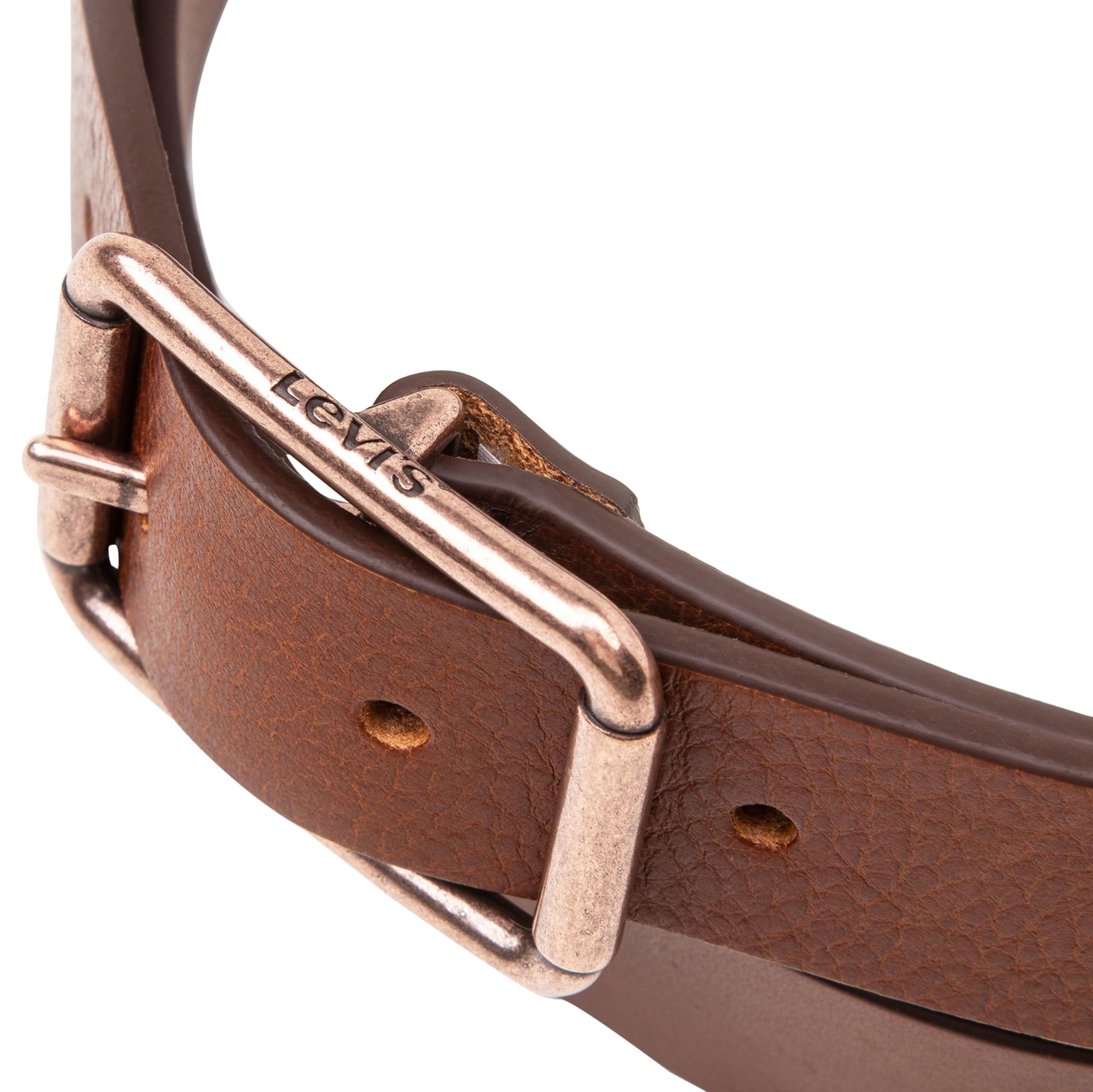 LEVI'S Women's Mid-Width Center Bar Belt - Adjustable Fashion Belt for Jeans & Dresses - Perfect for Casual, Office & Everyday Outfits