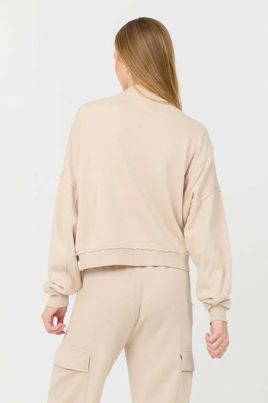 Premium Cashmere Fleece Quarter Zip Sweater - Soft & Warm Vanilla Cream Pullover for Men & Women | Perfect for Fall & Winter Layering, Office Wear & Casual Outfits