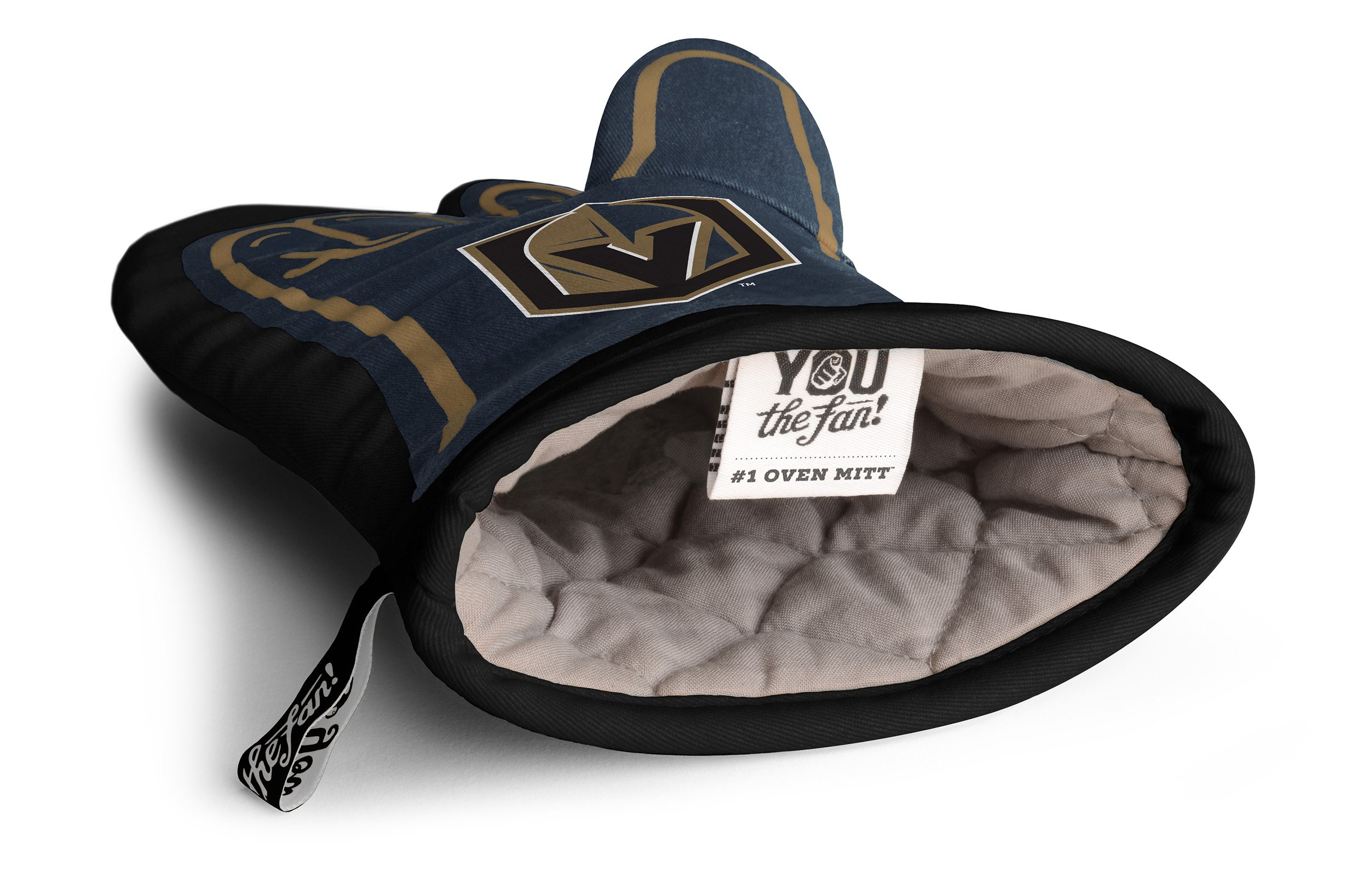 YouTheFan NHL #1 Oven Mitt - Officially Licensed Hockey Team Oven Glove for Kitchen Baking, Grilling & Cooking - Perfect for Game Day Snacks & Tailgating Parties