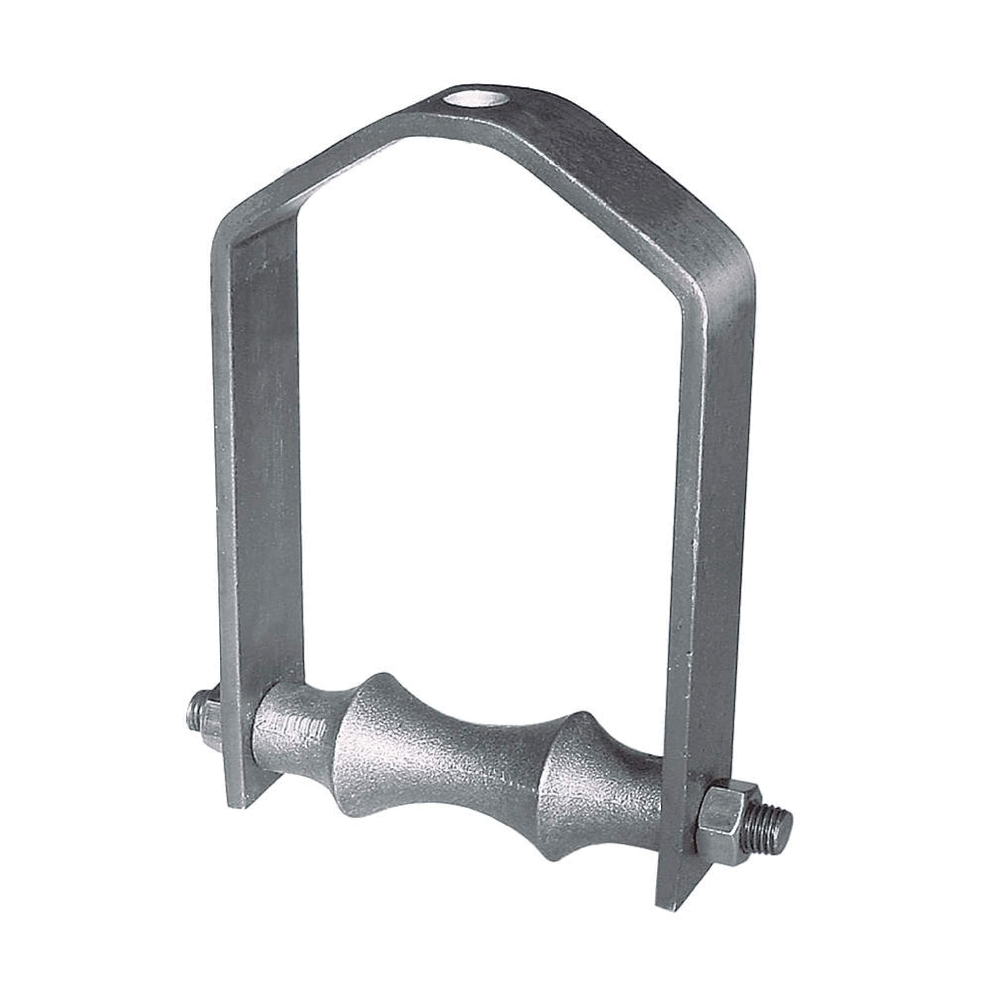 8 Inch Pipe Roll with Heavy-Duty Steel Yoke & Durable Cast Iron Construction - Perfect for Plumbing, HVAC, and Industrial Pipe Support Applications