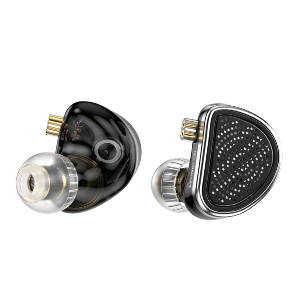 TRN TA4 2DD + 2BA Hybrid In-Ear Monitors - High Resolution Audiophile Earphones for Music, Gaming & Studio Monitoring