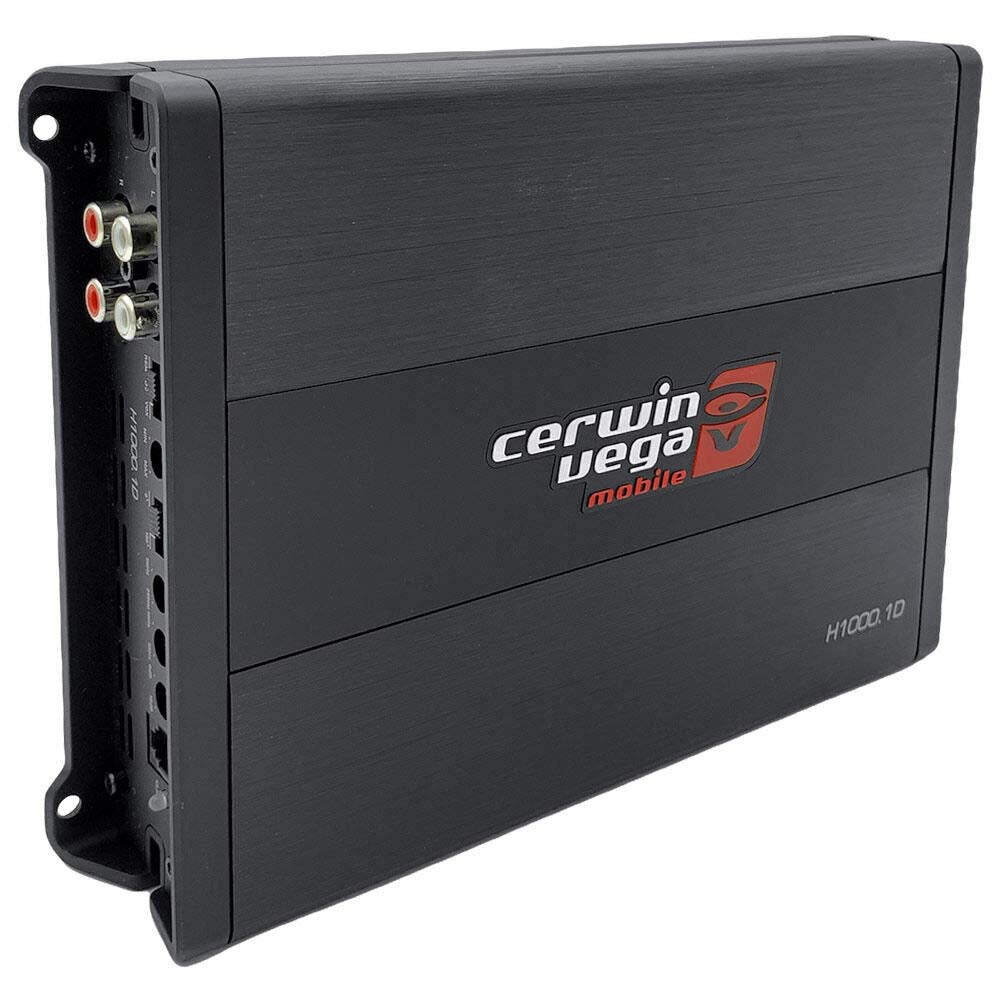 Cerwin Vega H1000.1D 1400W Full Range Class D Monoblock Car Amplifier - High Power Bass Boost for Car Audio Systems, Perfect for Subwoofers and Custom Car Stereo Installations