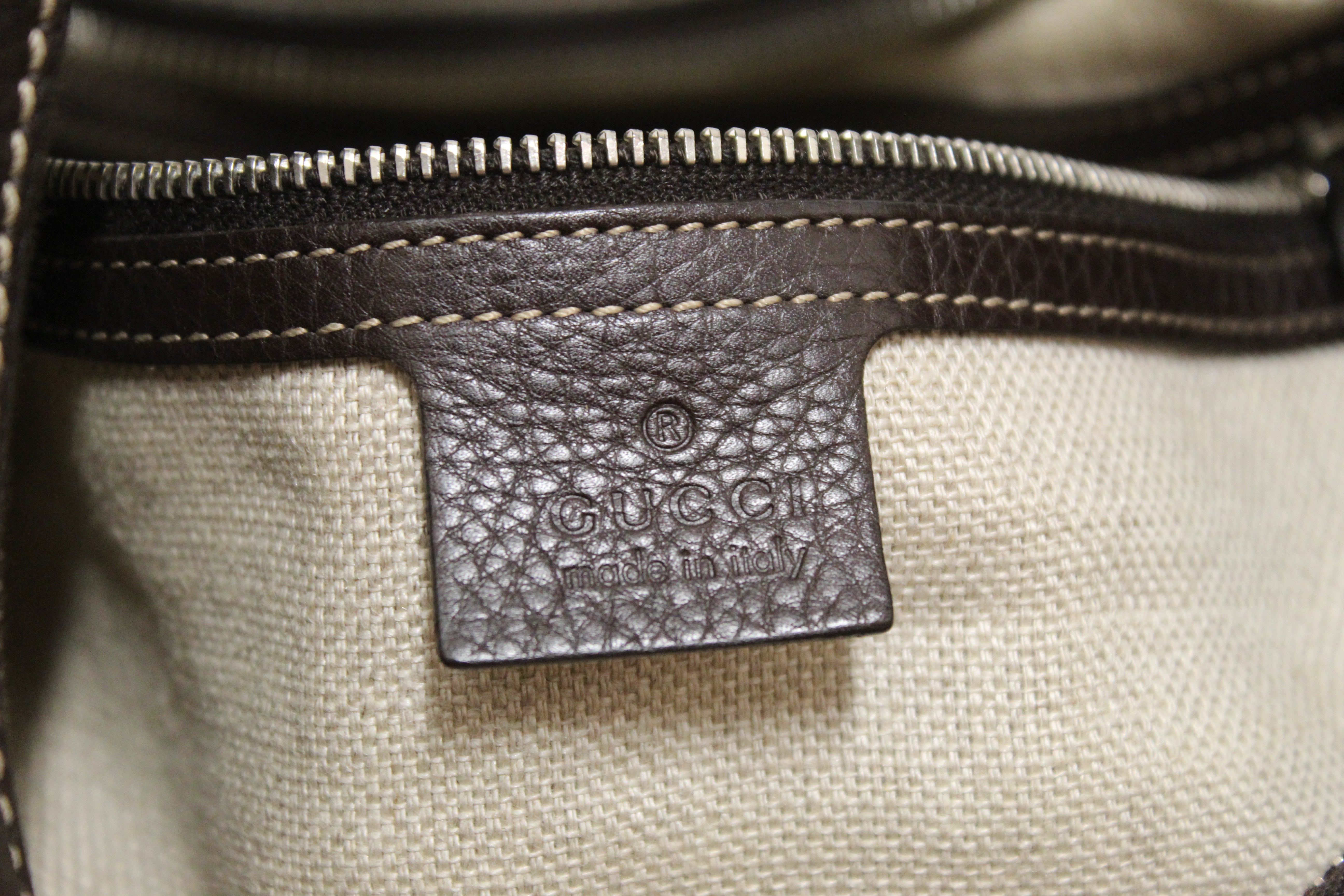 Authentic Gucci GG Canvas Icon Bit Medium Hobo Shoulder Bag in Brown | Luxury Crossbody Purse for Women | Perfect for Work, Travel & Everyday Use