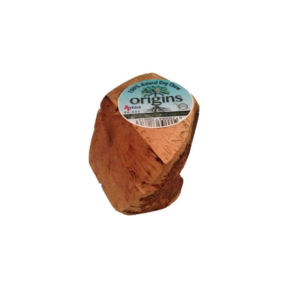 Antos Origins Natural Root Dog Chew Toy - Large Size, Brown - Durable & Safe Chewing for Puppies & Adult Dogs - Perfect for Teething, Anxiety Relief & Dental Health
