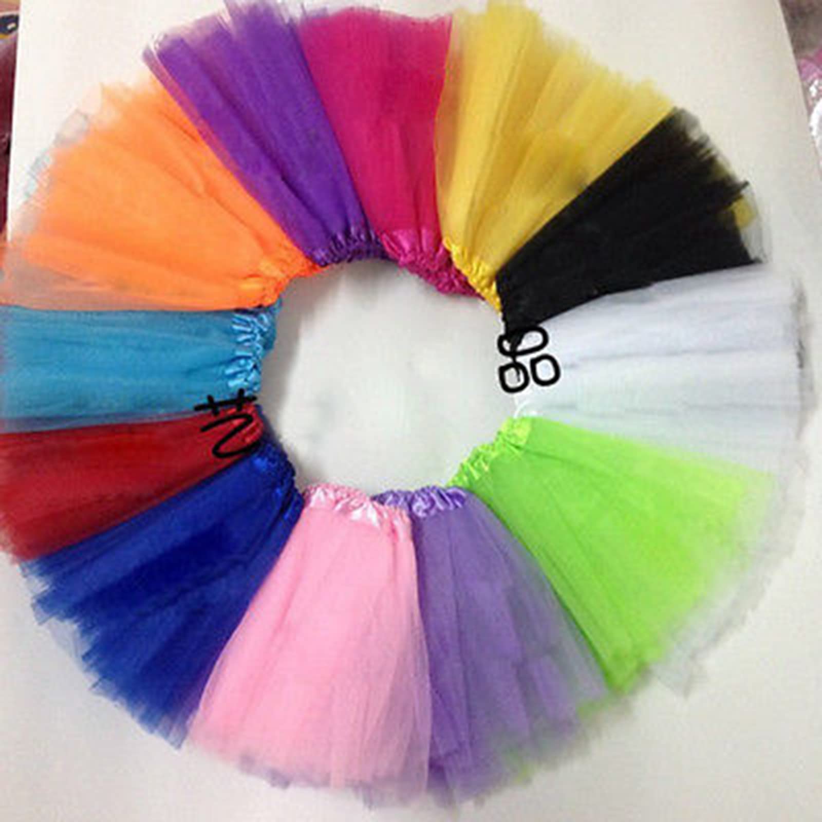 Vintage 5-Layer Tulle Tutu Skirt for Women - Puffy Ballet Bubble Skirt for Dance, Party & Special Occasions