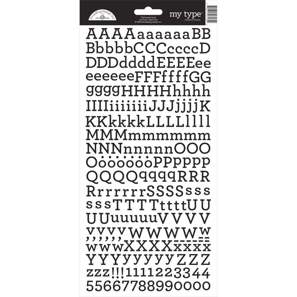 Doodlebug My Type Cardstock Stickers 6