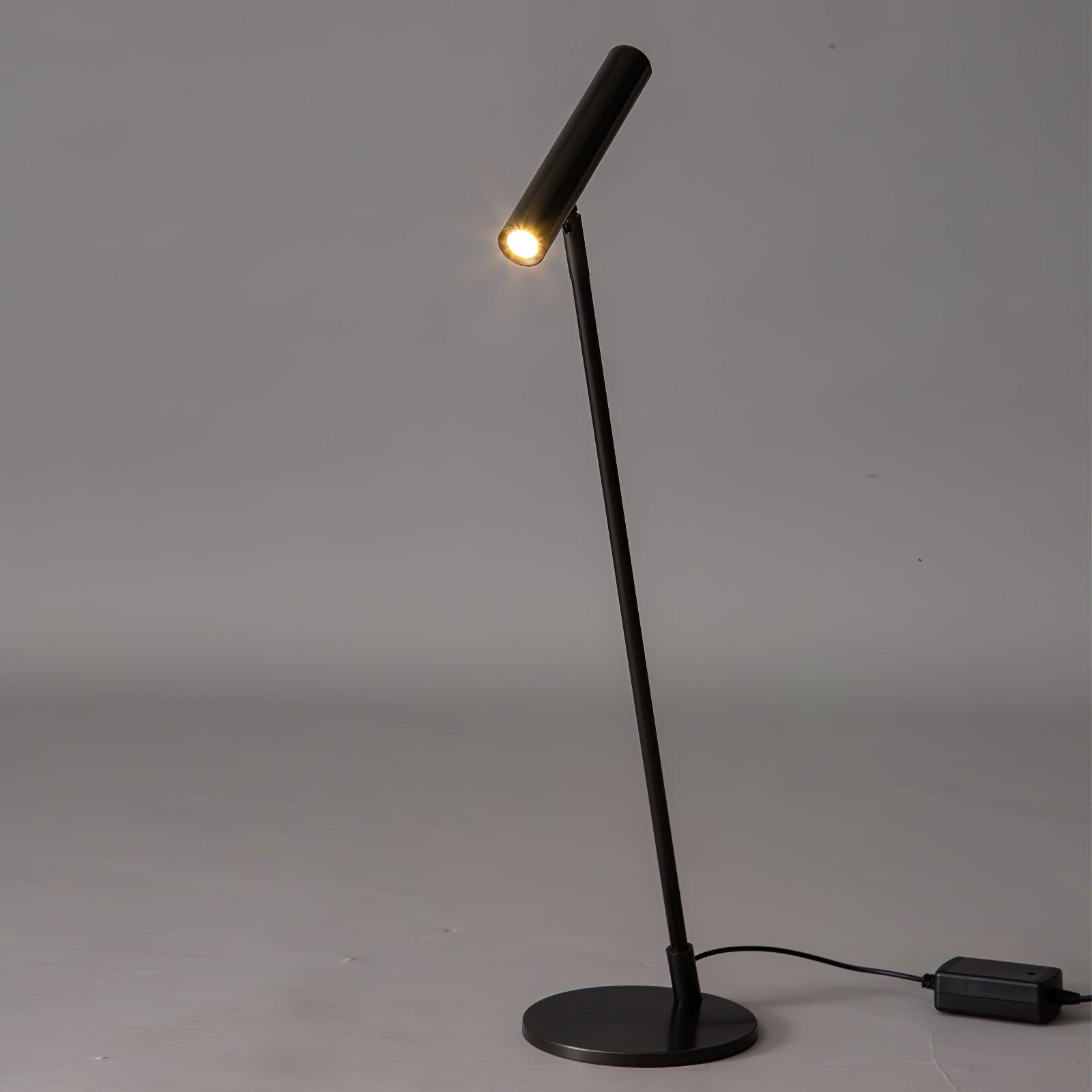 Tom LED Table Lamp - Modern Adjustable Desk Light for Home Office, Study & Bedroom - Energy Efficient Dimmable Reading Lamp with USB Port & Touch Control
