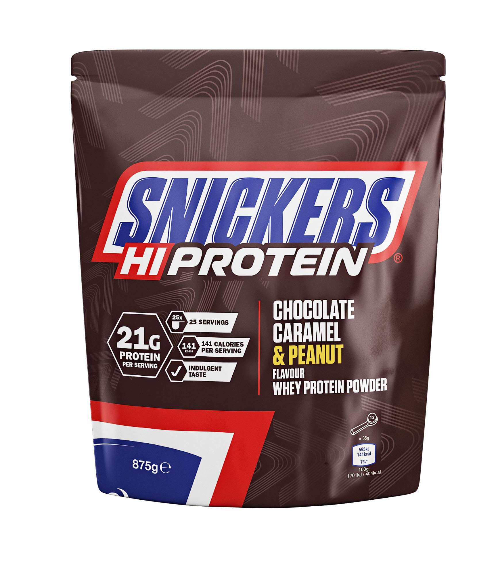 Mars Protein Snickers Protein Powder - 875g | High Protein Meal Replacement for Weight Loss & Muscle Gain | Perfect for Post-Workout Recovery & Healthy Snacking