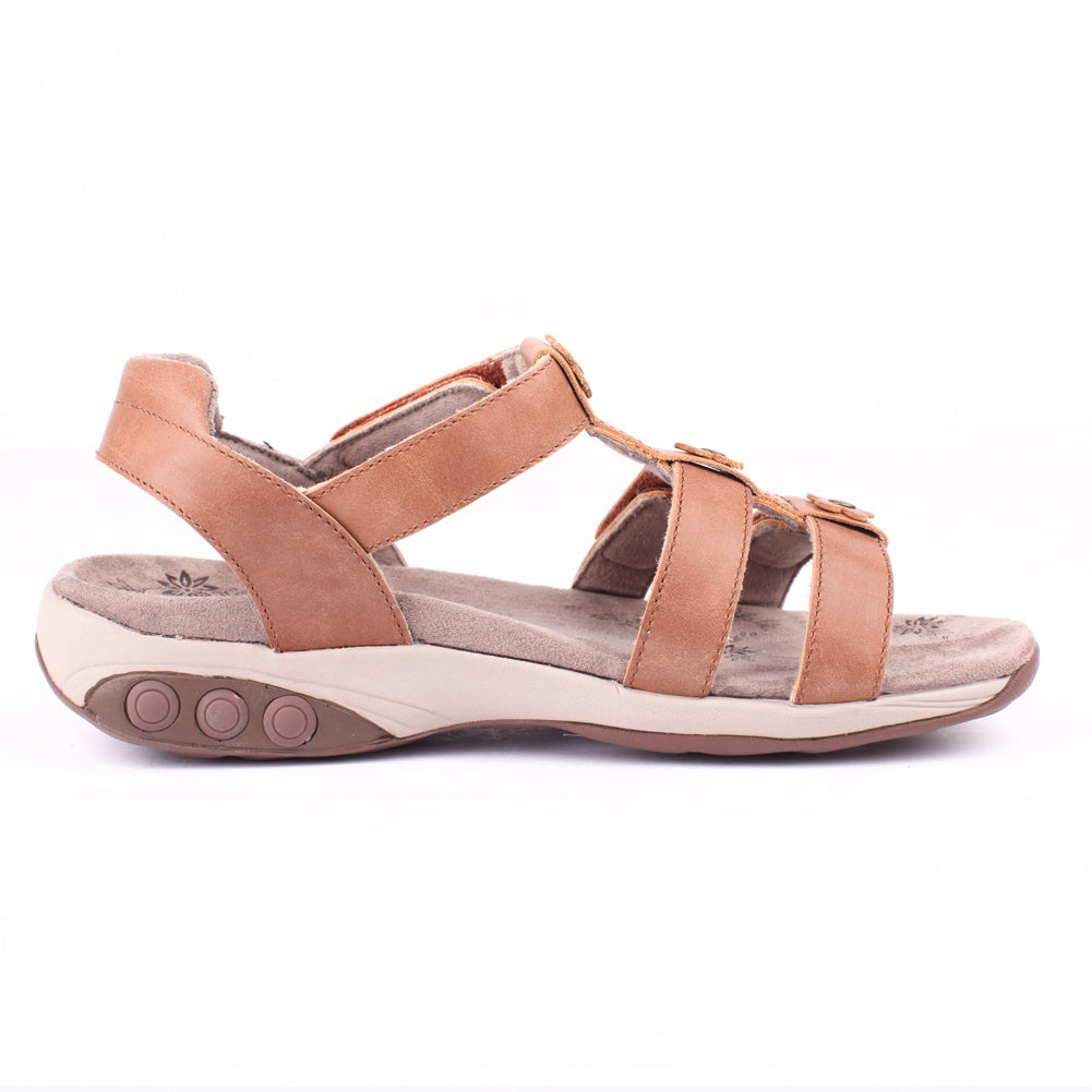 Claire Women's Adjustable Leather Gladiator Sandals - Stylish Summer Casual & Outdoor Walking Shoes for Women