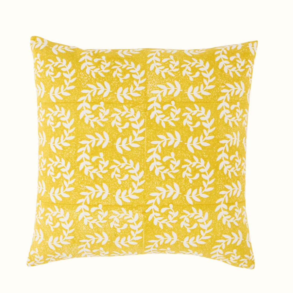 Hand Block Printed Ashdown Cushion Cover - 100% Cotton Eco-Friendly Home Decor - Perfect for Sofa, Bed, Living Room & Nursery Decor